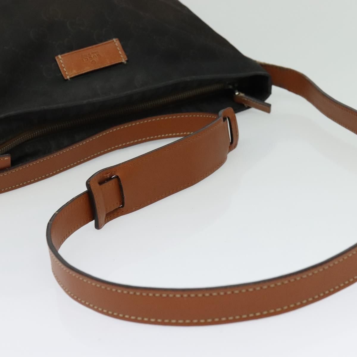 Gucci GUCCI GG Canvas Shoulder Bag Nylon Black Silver Size ONE SIZE - 7 Thumbnail