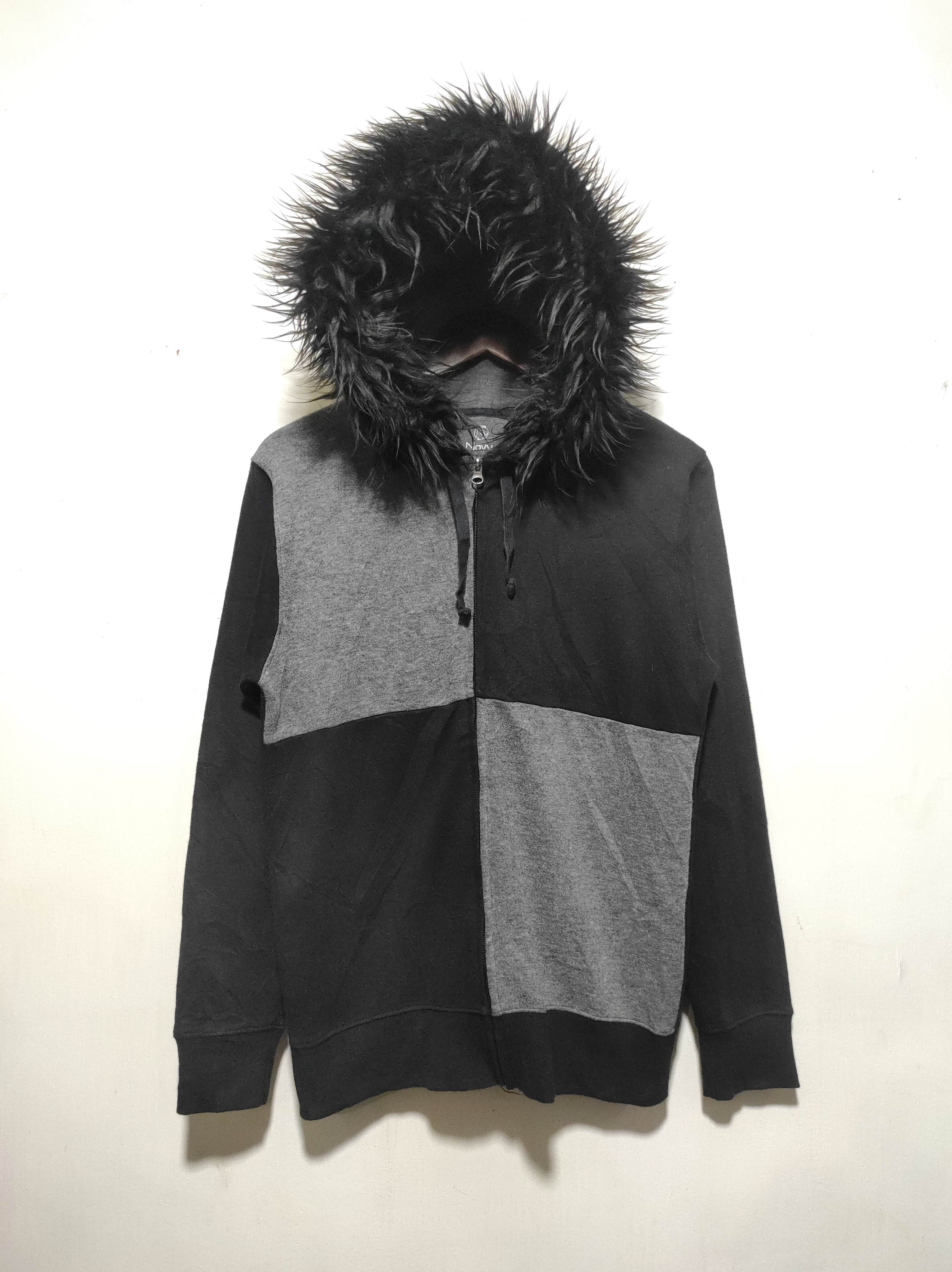 Hysteric Glamour Navy Zip Fur Hoodie i6w9 LBG style Size US M / EU 48-50 / 2 - 2 Thumbnail