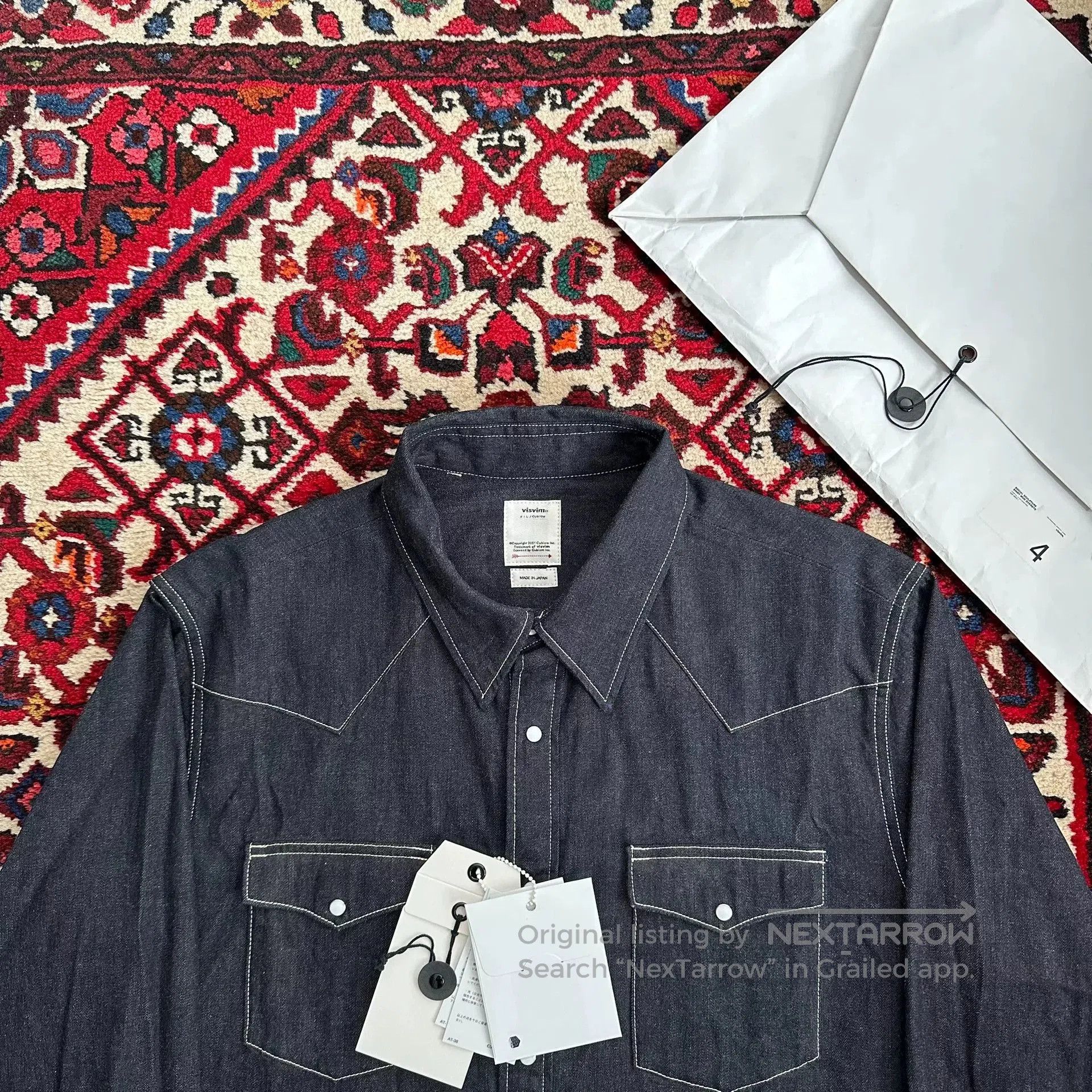 Visvim visvim mud overdye shirt size 4. Size US L / EU 52-54 / 3 - 4 Thumbnail