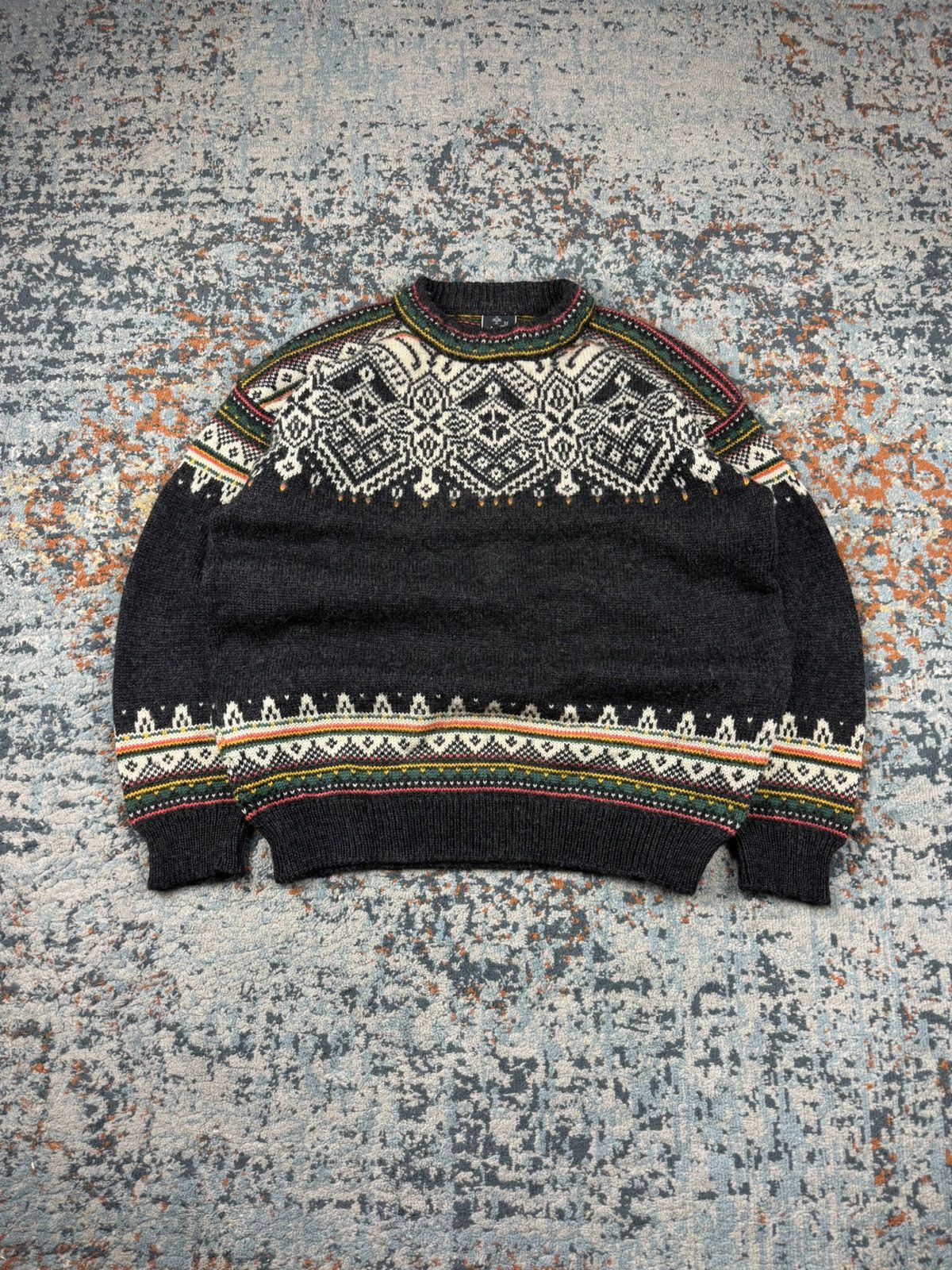 Dale Of Norway Vintage 90s Dale Of Norway heavy pure new wool sweater knit Size US XXL / EU 58 / 5 - 1 Thumbnail