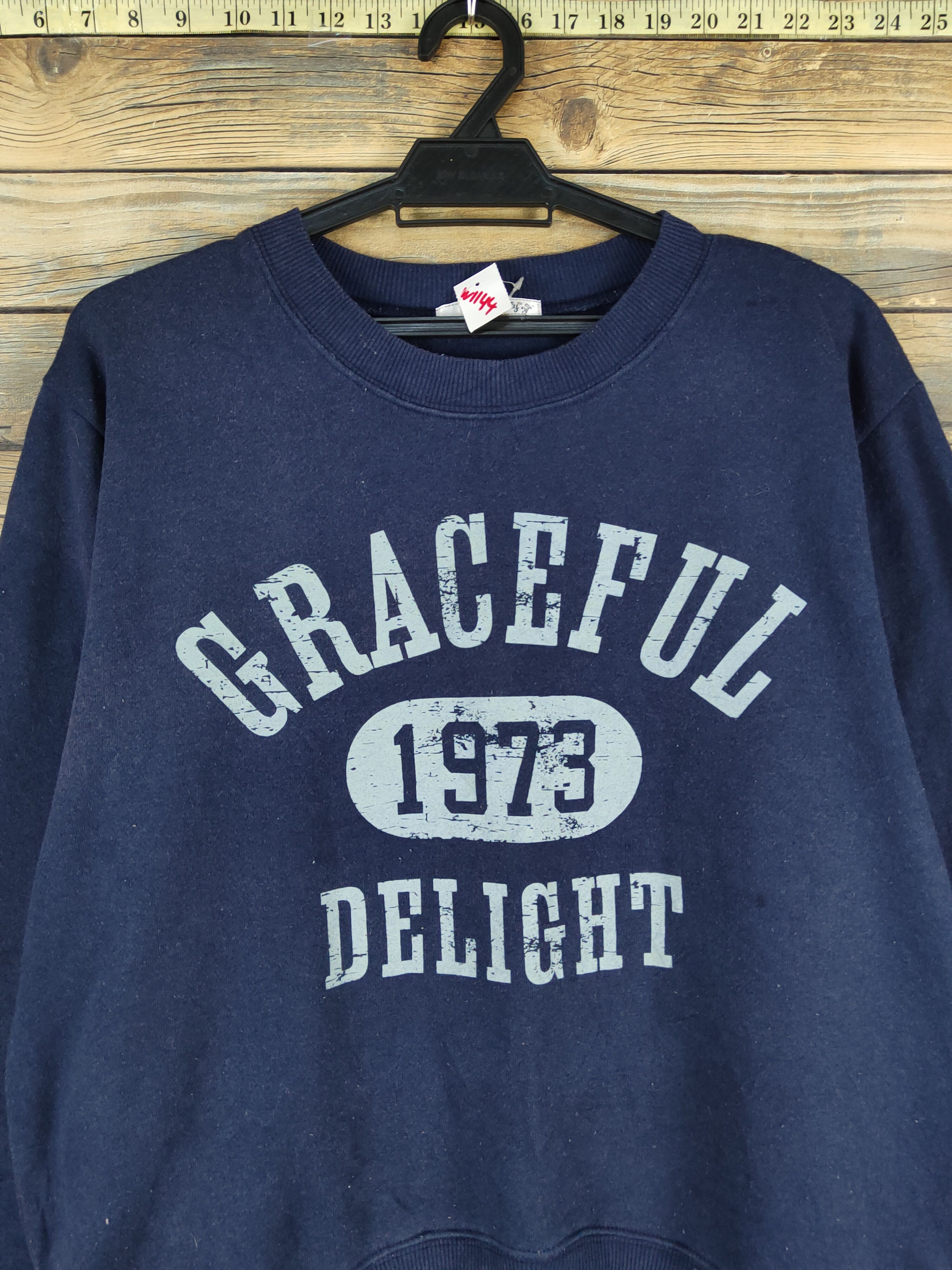Japanese Brand × Vintage Tm-party Graceful Navy Sweatshirts #W1144 Size US L / EU 52-54 / 3 - 2 Thumbnail