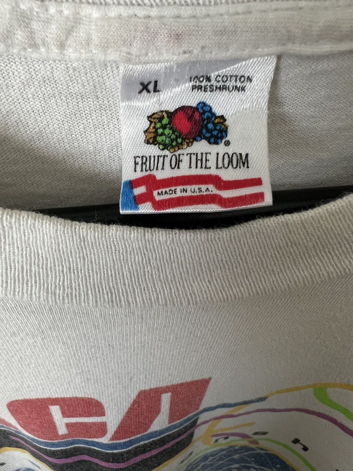 Fruit Of The Loom × Vintage Vintage sports t-shirt Size US XL / EU 56 / 4 - 3 Thumbnail