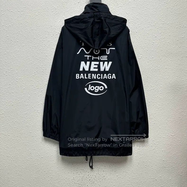 Other Balenciaga Logo embroidered New Coach jacket windbreaker Size XS / US 0-2 / IT 36-38 - 2 Thumbnail