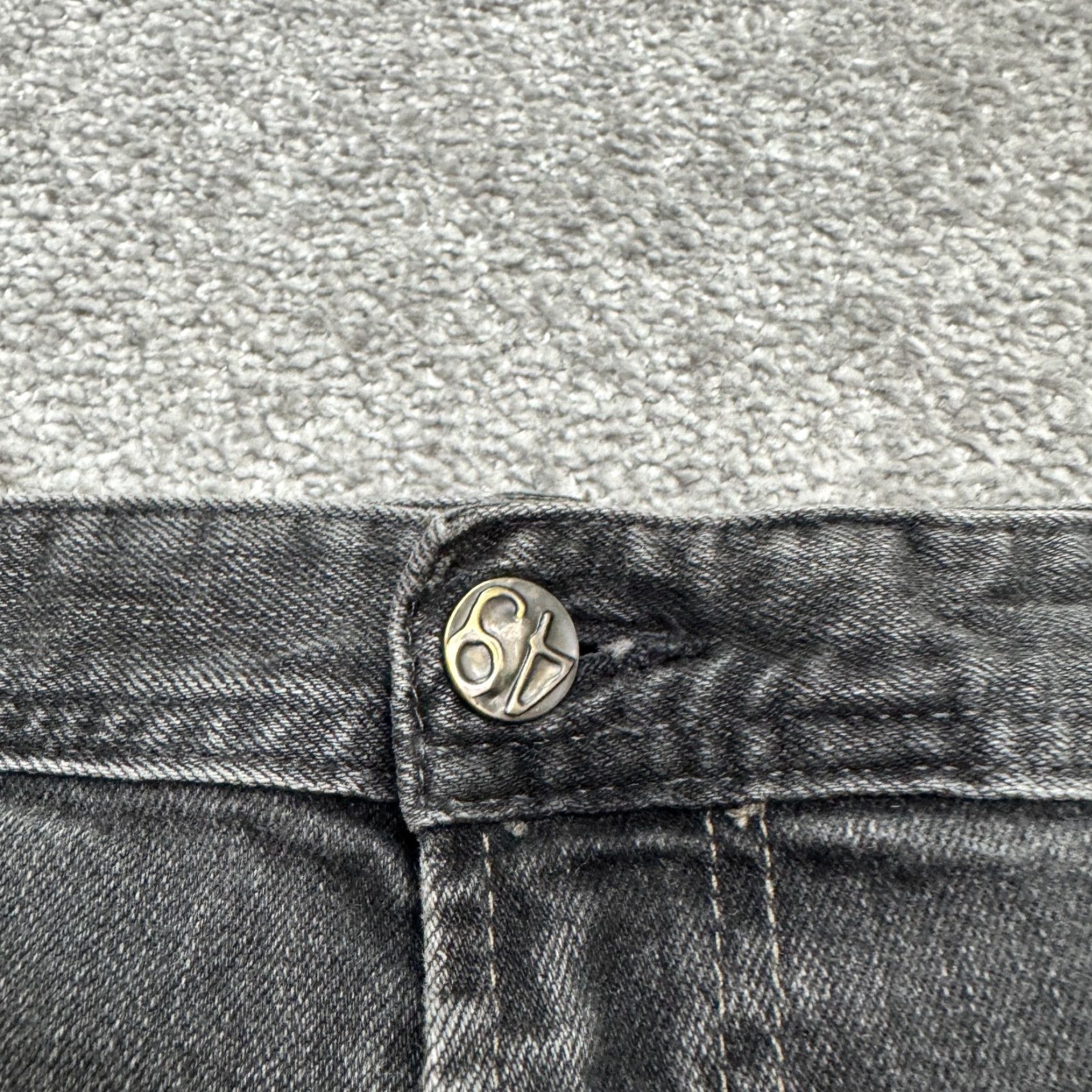 Denime AG Adriano Goldschmied Everett Slim Straight Denim Jeans Mens 36x29 Gray Size US 36 / EU 52 - 4 Thumbnail