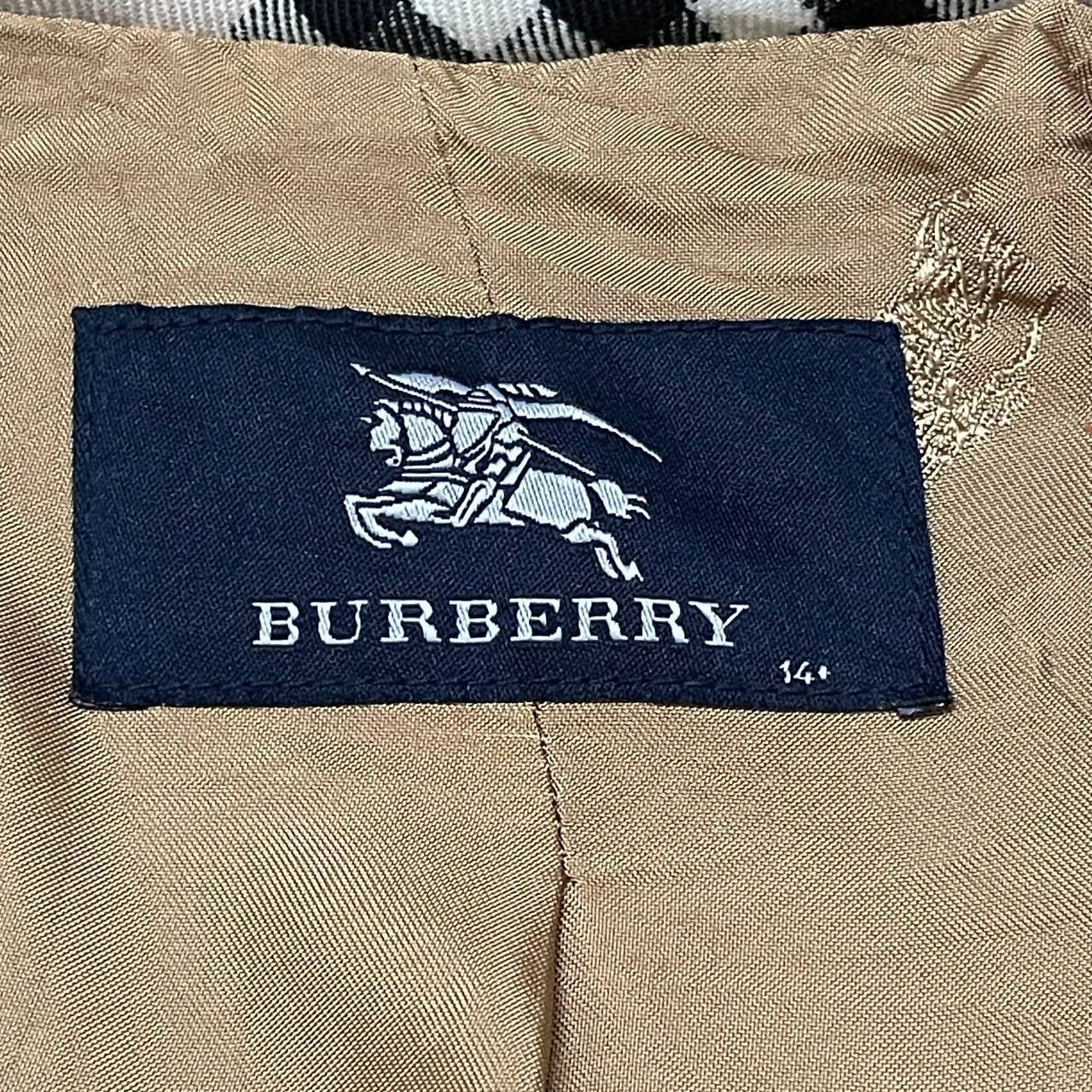 Burberry Burberry Nova Check Wool Coat Mandarin Style Size S / US 4 / IT 40 - 9 Thumbnail
