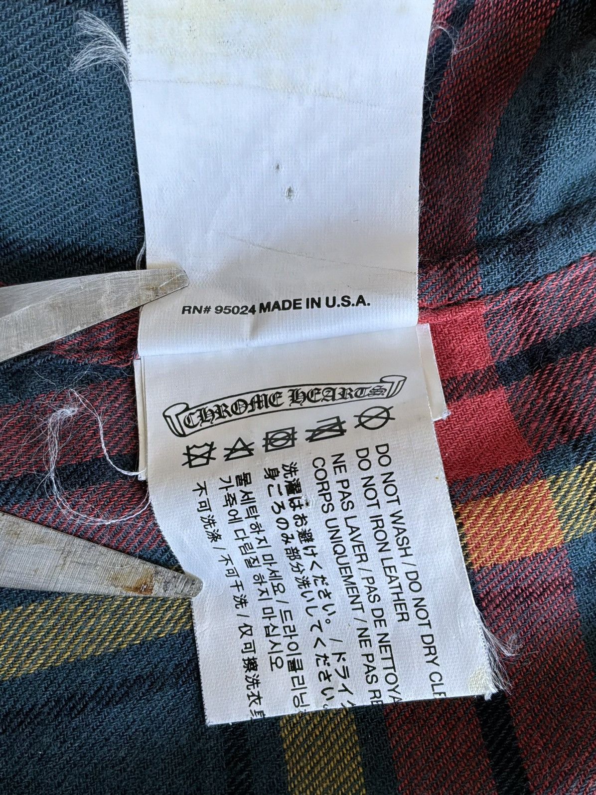 Chrome Hearts Chrome Hearts - Plaid Dual Cross Patch Flannel Size US M / EU 48-50 / 2 - 11 Thumbnail