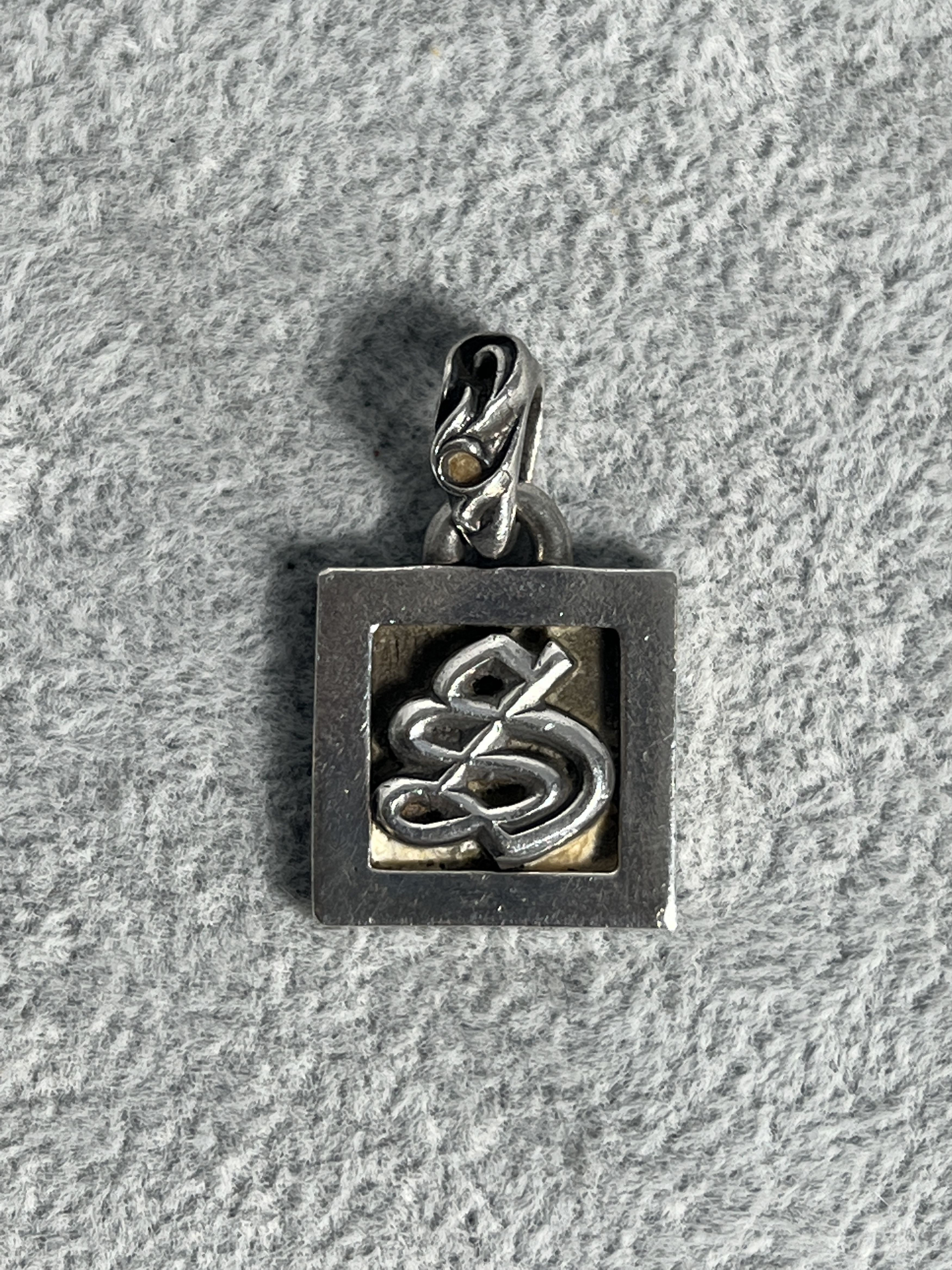 Chrome Hearts Chrome Hearts CH Square Pendant 2002 .925 Silver Size ONE SIZE - 1 Thumbnail