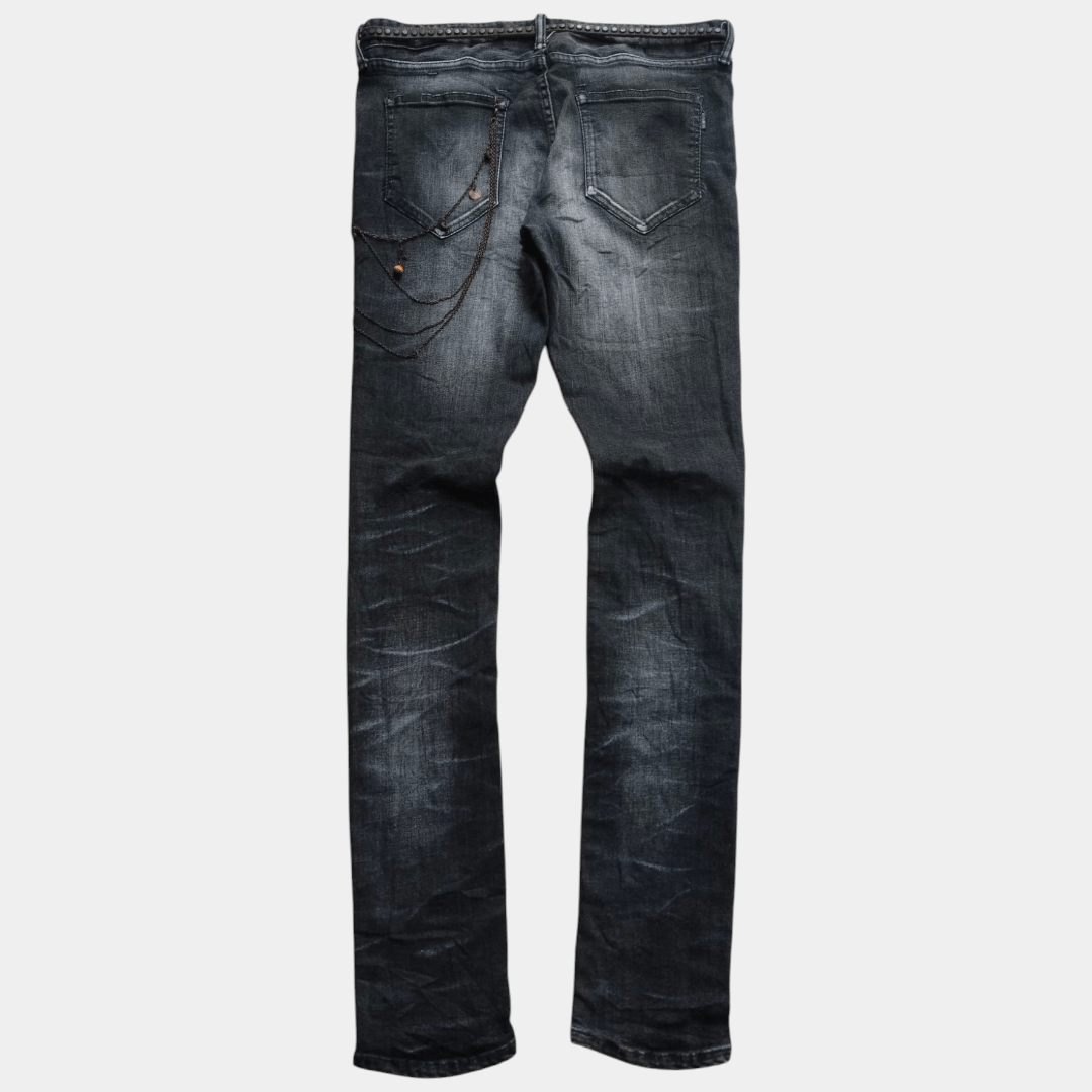 14th Addiction × CIVARIZE × Le Grande Bleu (L.G.B.) Civarize clawmark slim jean Size US 31 - 3 Thumbnail
