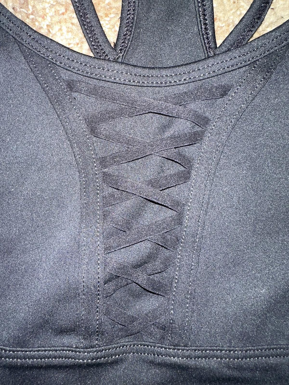 Nike Nike Women's Dry Cropped Lacing Lux Training Tank Bra Size ONE SIZE - 4 Thumbnail