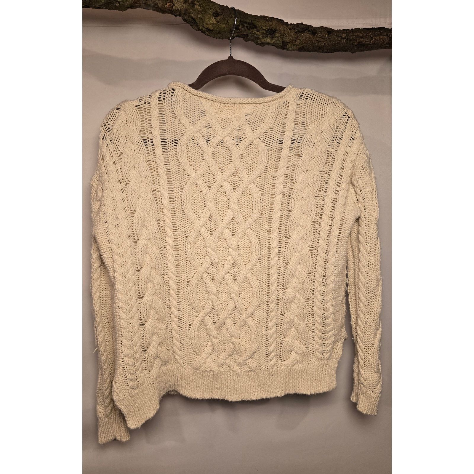 Denim & Supply Ralph Lauren Denim & Supply Ralph Lauren Cable Knit Sweater Size Small Size S / US 4 / IT 40 - 3 Thumbnail