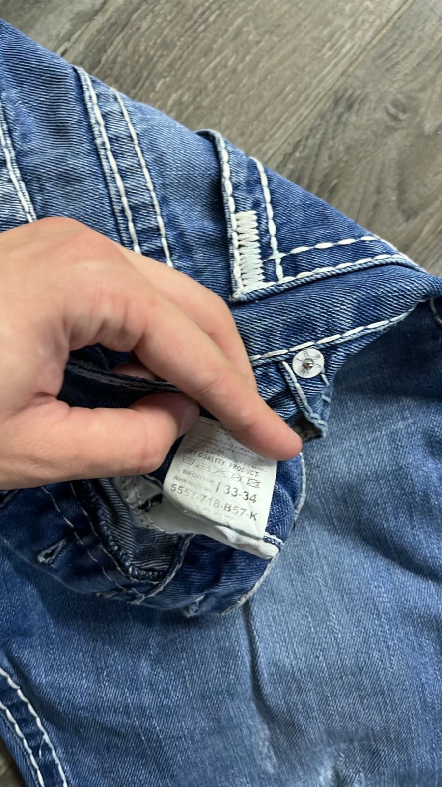 True Religion × Vintage Hype future True Religion Y2K jeans Size US 33 - 6 Thumbnail