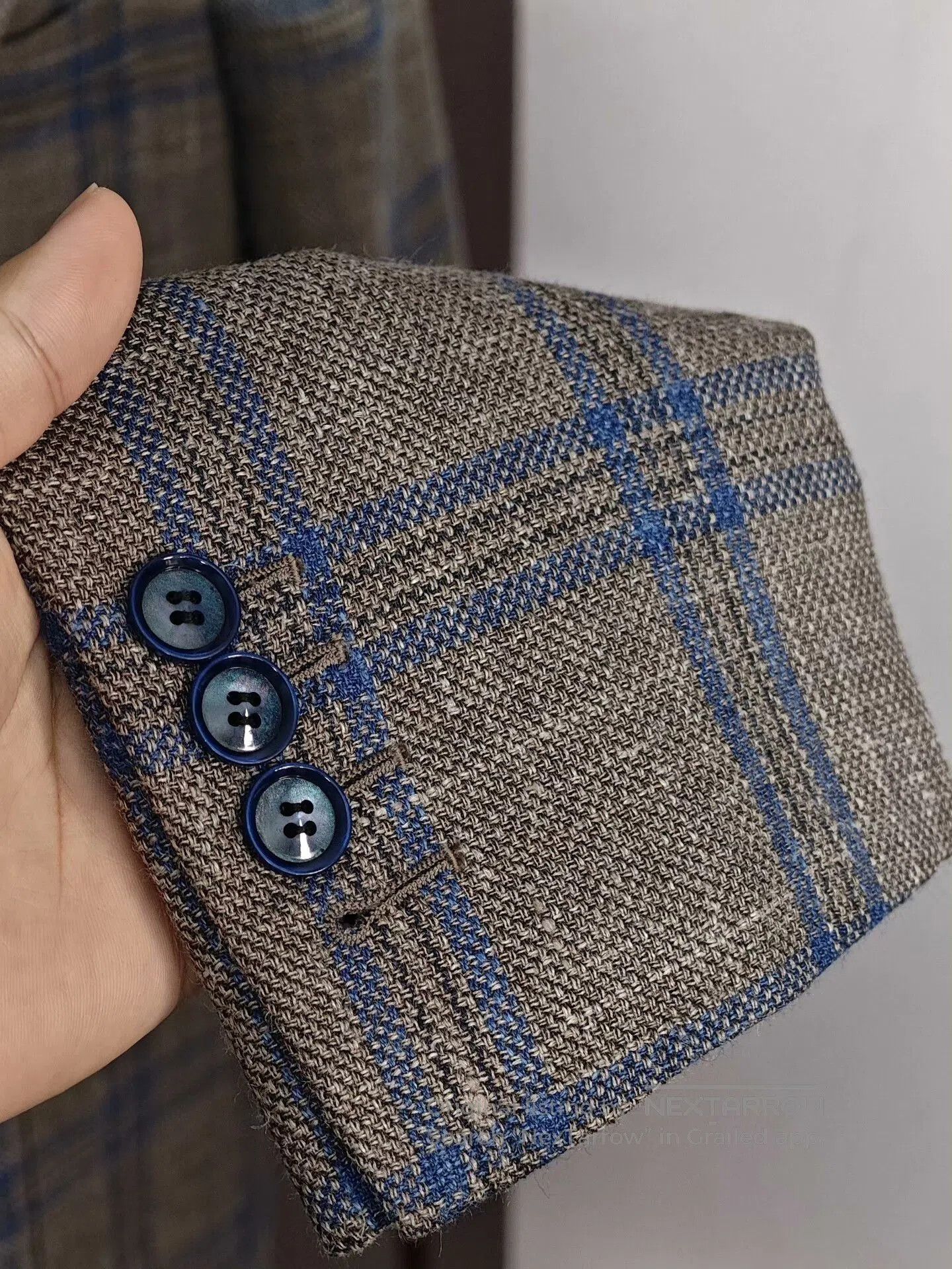 Armani Custom Italian Ariston Wool Silk Blazer. Size US S / EU 44-46 / 1 - 4 Thumbnail