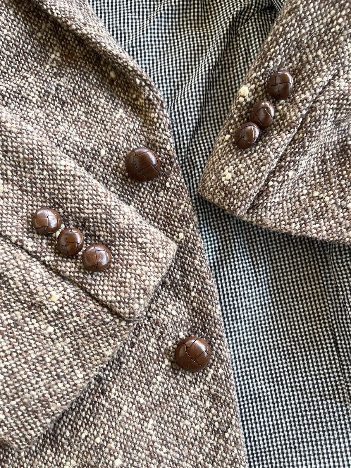 Karl Helmut Vintage Karl Helmut Wool Tweed Coat Size US S / EU 44-46 / 1 - 3 Thumbnail