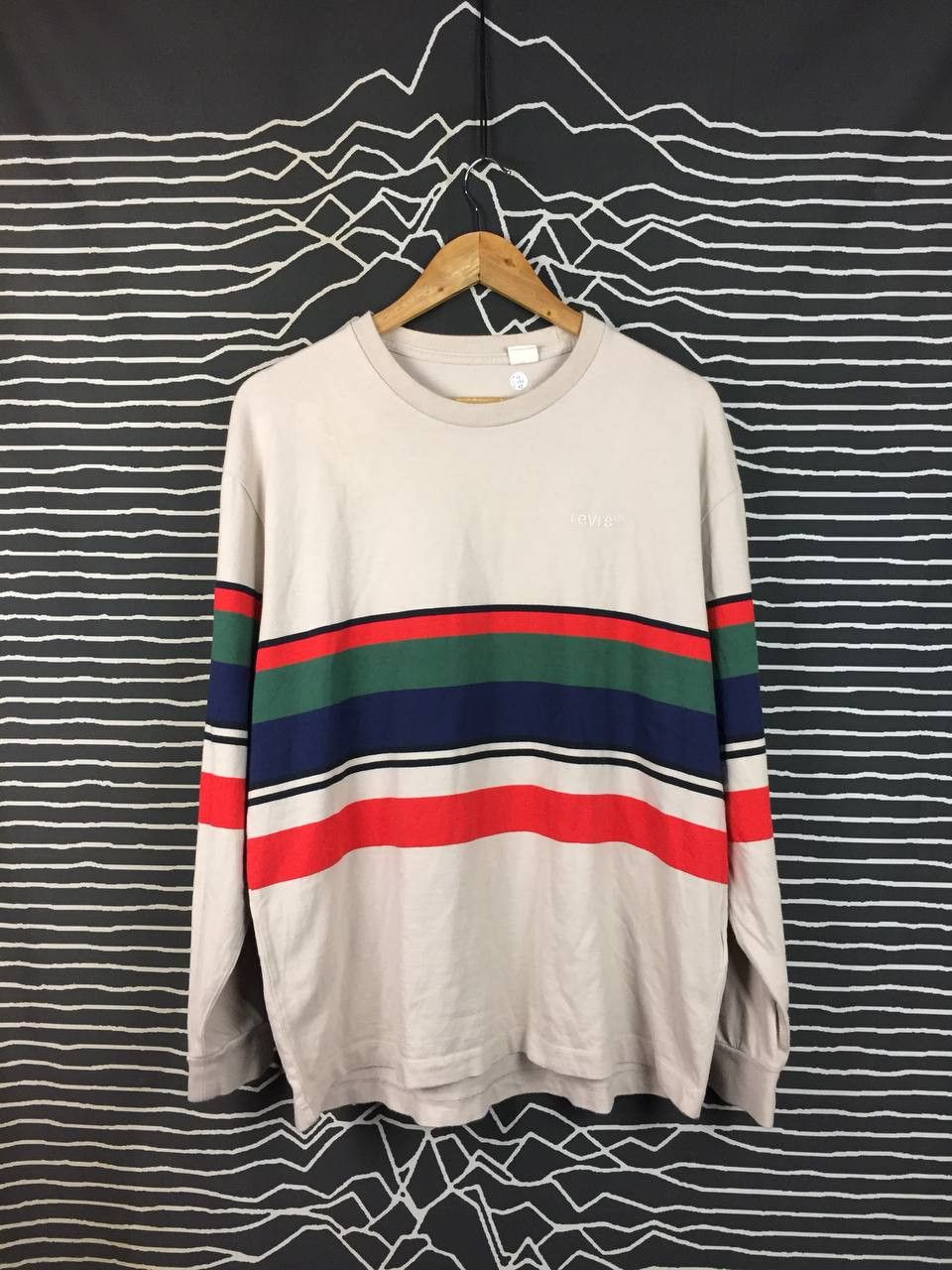 Levi's Vtg Levi’s Retro Colorblock Striped Long Sleeve Tee Size US M / EU 48-50 / 2 - 2 Thumbnail