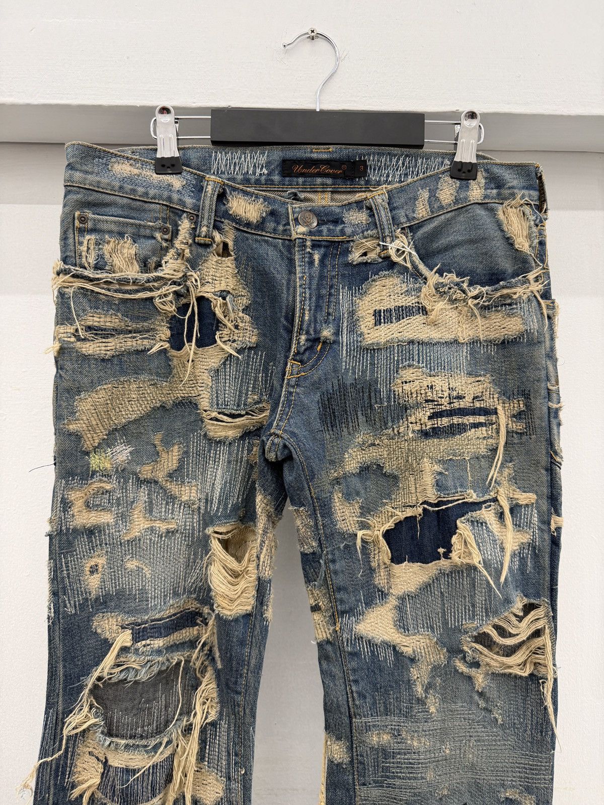 Undercover AW05 85 ARTS AND CRAFT DENIM JEANS Size US 32 / EU 48 - 2 Thumbnail