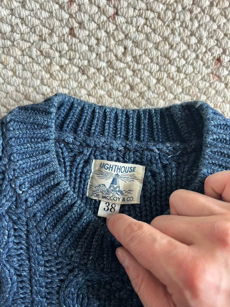 The Real McCoy's The Real McCoy Indigo Dyed Sweater + Indigo Dyed Beanie Size US M / EU 48-50 / 2 - 5 Thumbnail