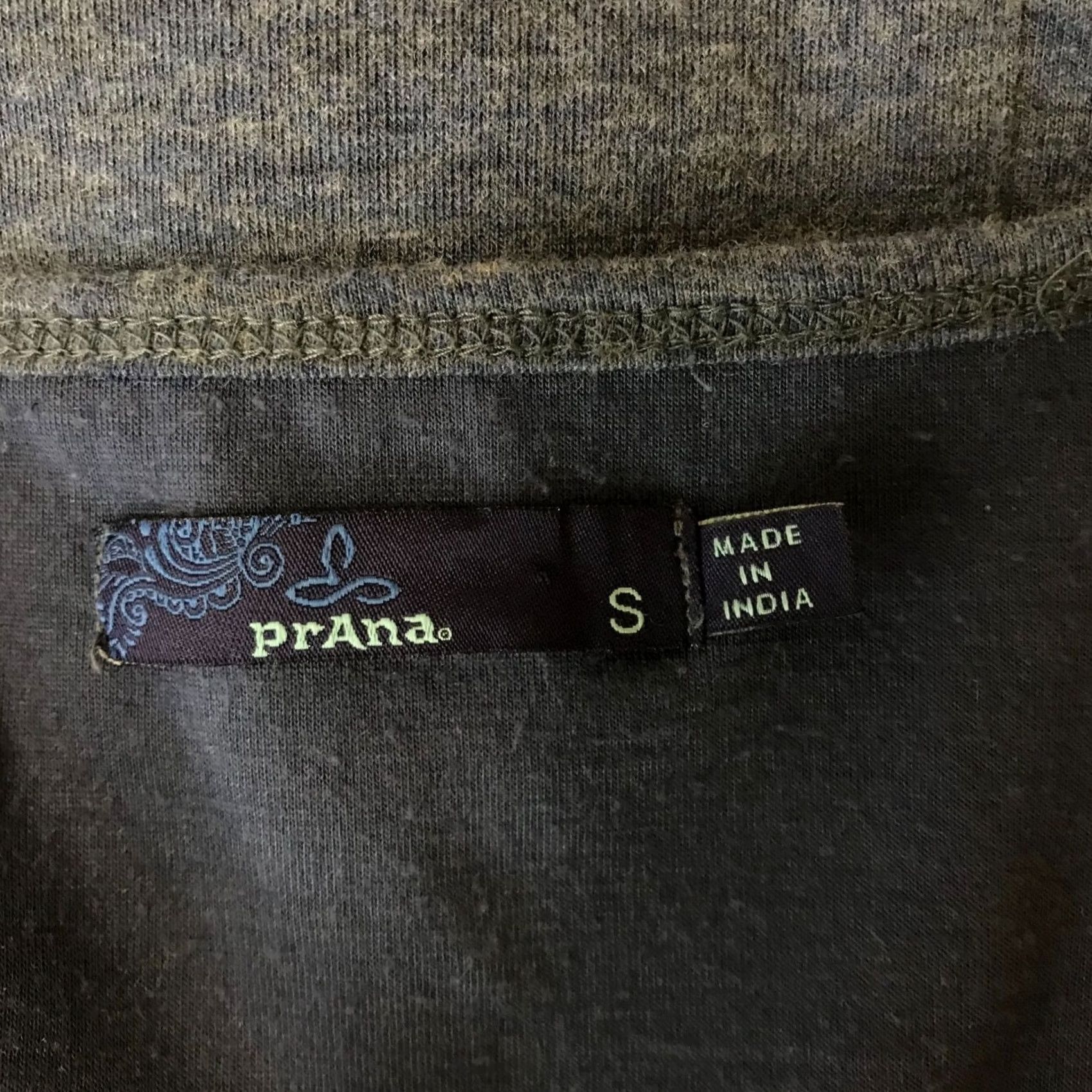 Prana PRANA WOMEN'S S DRESS BLUE LONG SLEEVE ROUND NECK PULL-OVER SHORT DRESS Size S / US 4 / IT 40 - 6 Thumbnail