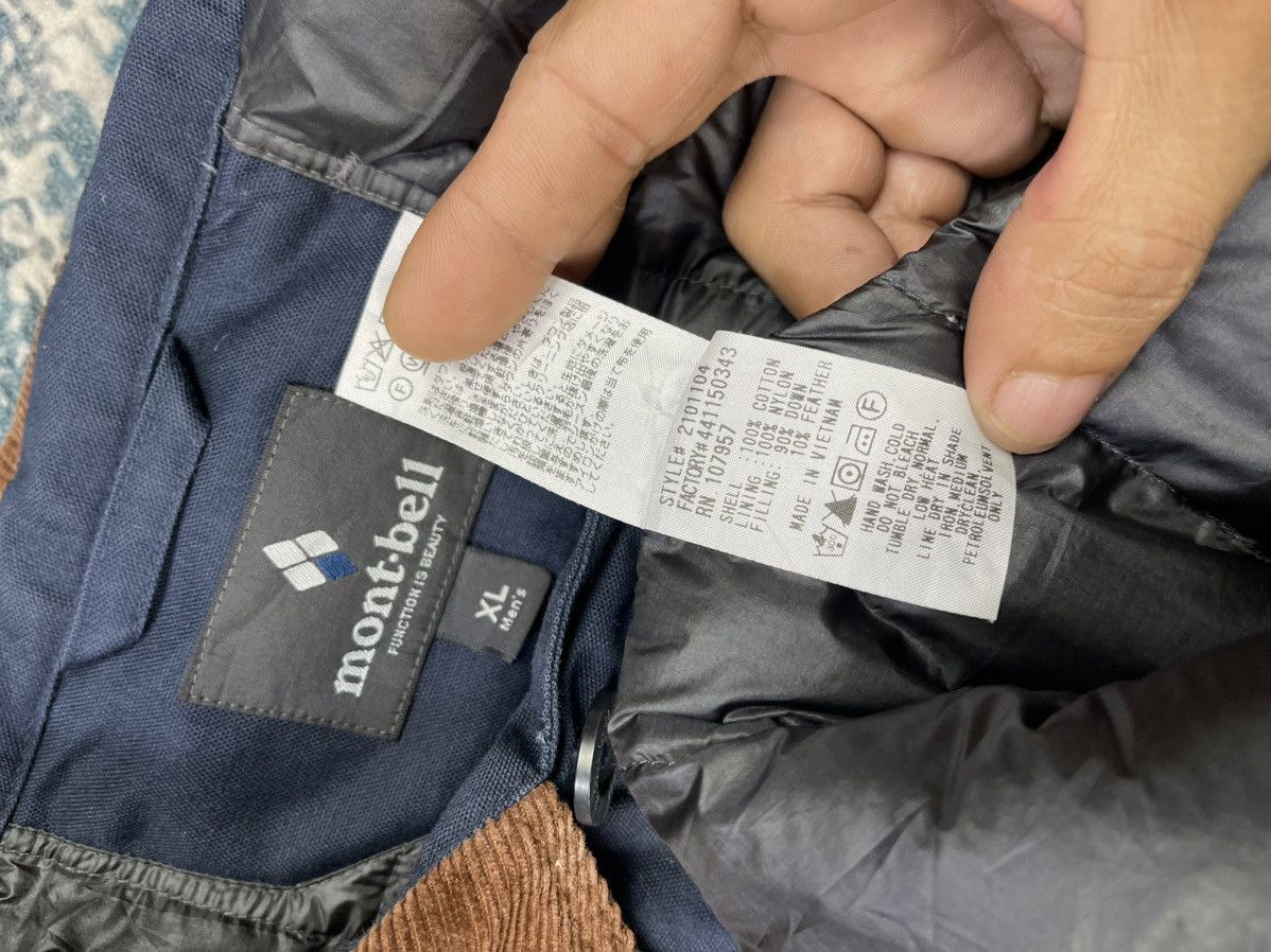 Montbell Mont-Bell Navy Country Down Jacket Size US L / EU 52-54 / 3 - 17 Thumbnail