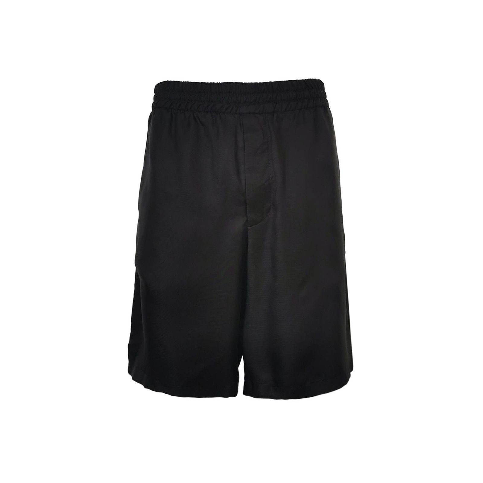 Prada Prada Black Elastic Waist Shorts L Size US 30 / EU 46 - 1 Thumbnail