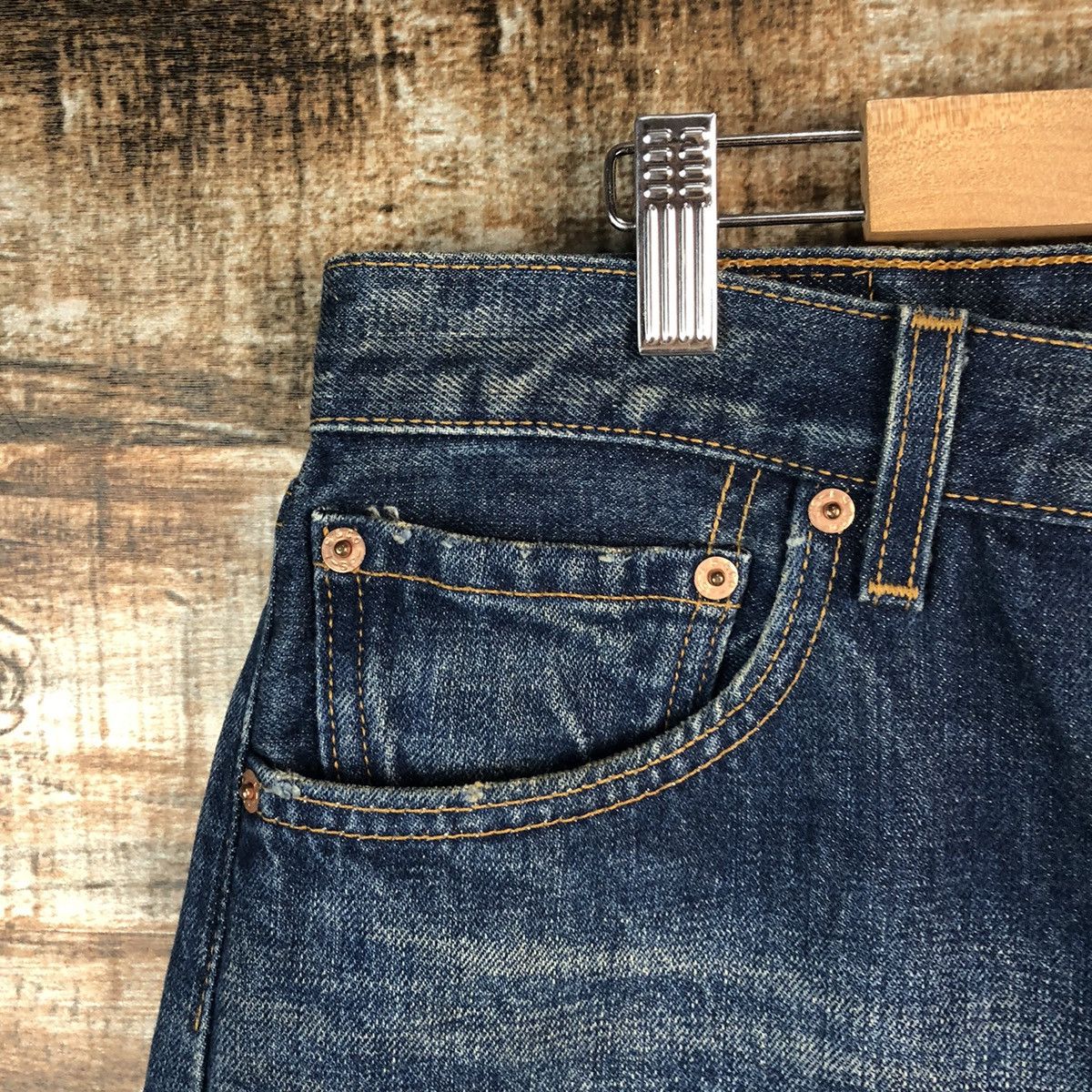 Levi's Levis 501 Blue Denim Pants #A2618 Size US 36 / EU 52 - 7 Thumbnail