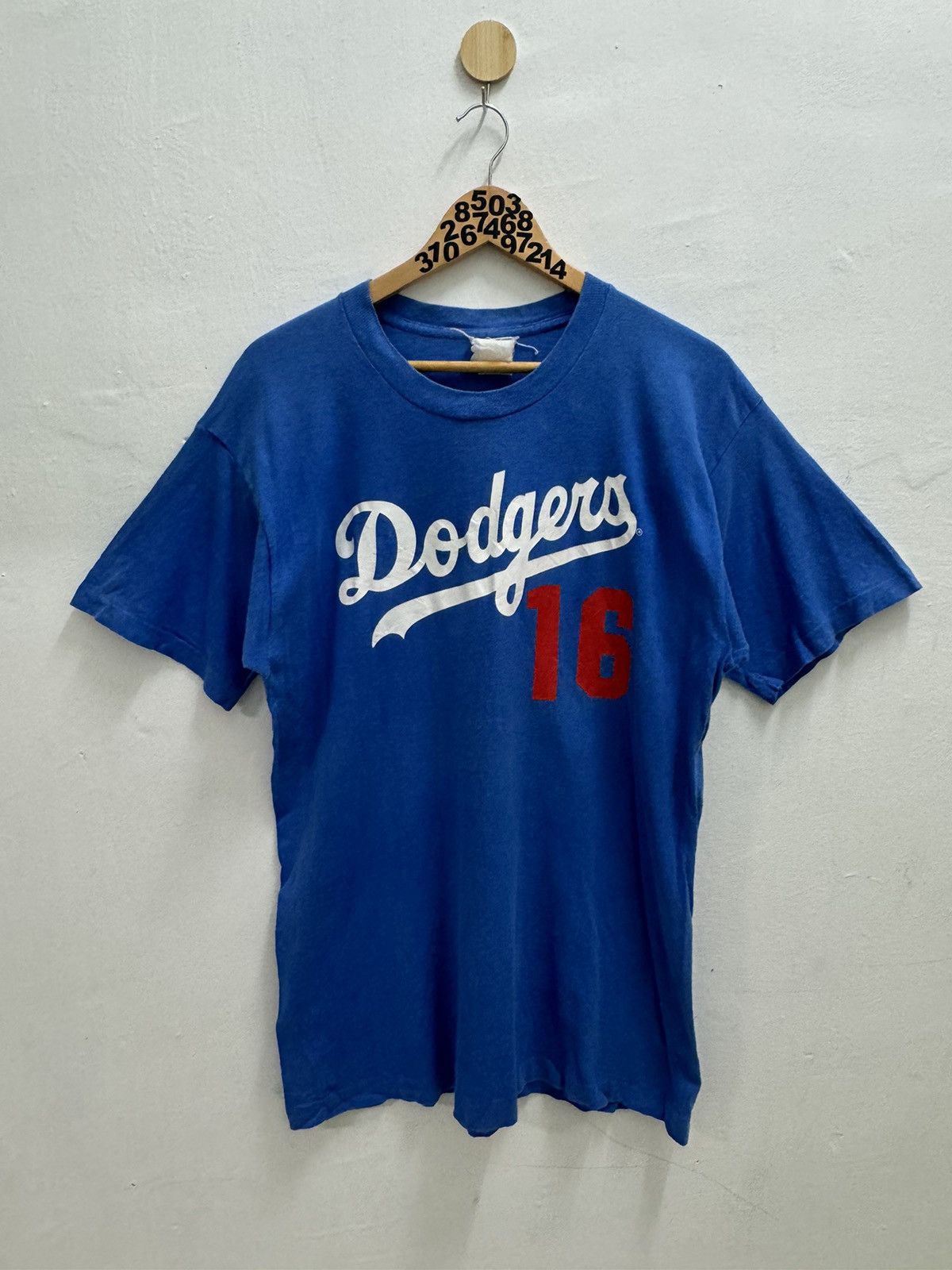 MLB × Starter × Vintage Vintage 1995 LA Dodgers Hideo Nomo Single Stitch Tee Size US M / EU 48-50 / 2 - 1 Thumbnail