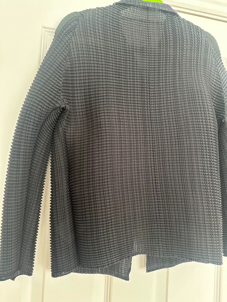 Issey Miyake Issey Miyake size:2 Black pleated cardigan Size M / US 6-8 / IT 42-44 - 5 Thumbnail