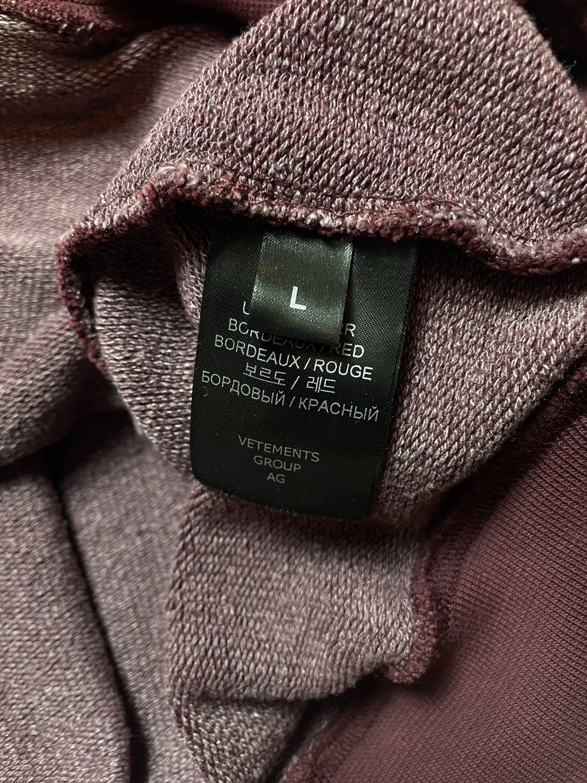 Vetements Vetements Red Royal Hoodie Size US L / EU 52-54 / 3 - 8 Thumbnail