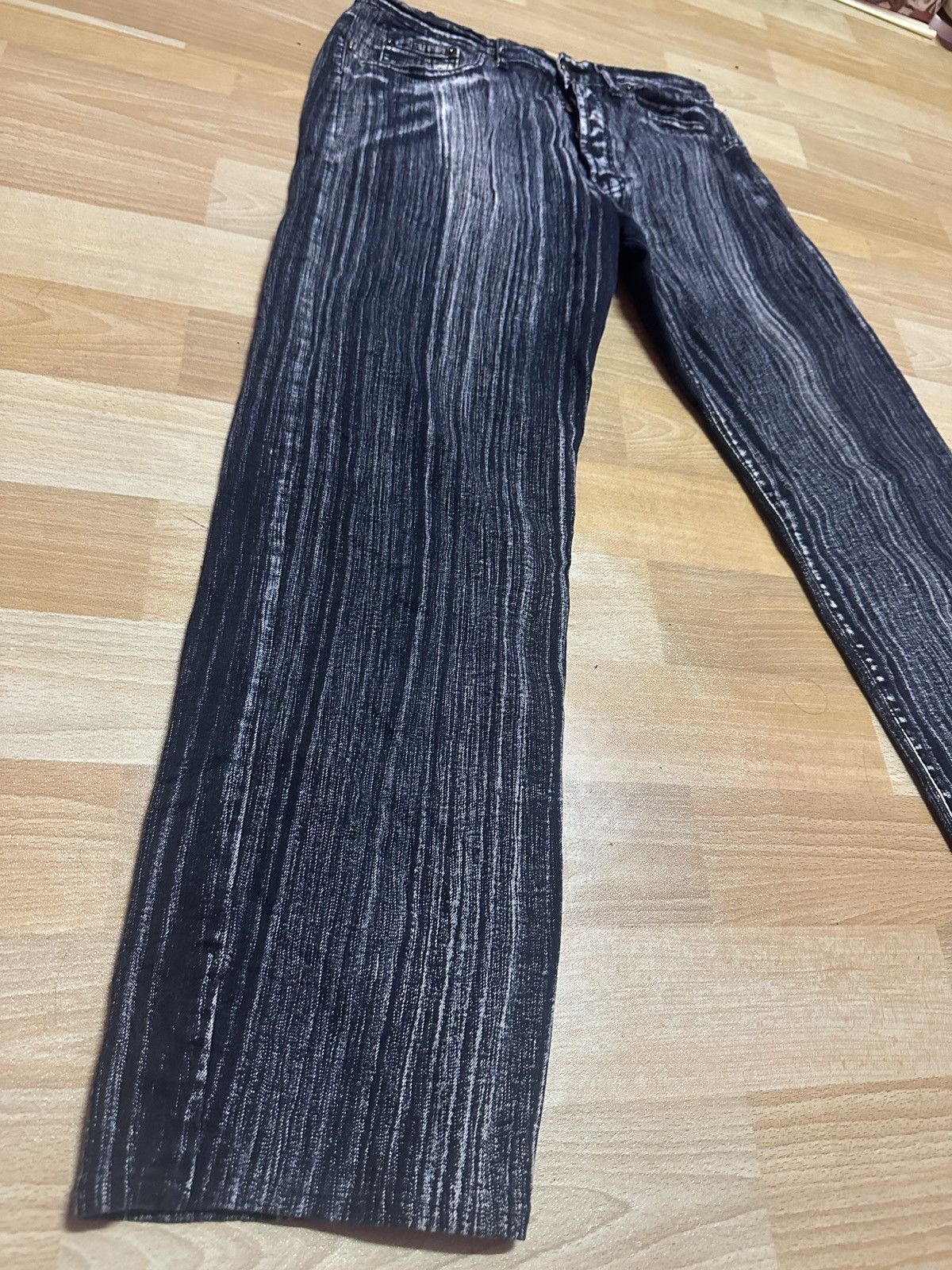Japanese Brand Rare🔥🔥Striped Stretchable Denim Size US 31 - 3 Thumbnail