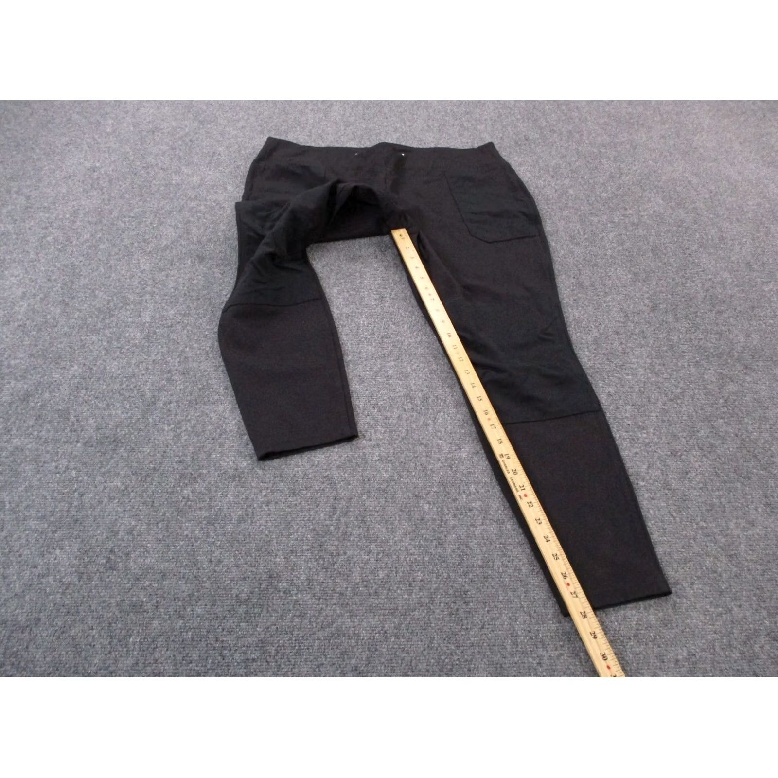Carhartt Carhartt Leggings Women 2XL Black Yoga Stretch Fitted Work Gym Athletic with Pockets Zip Pocket Size 27" / US 4 / IT 40 - 3 Thumbnail