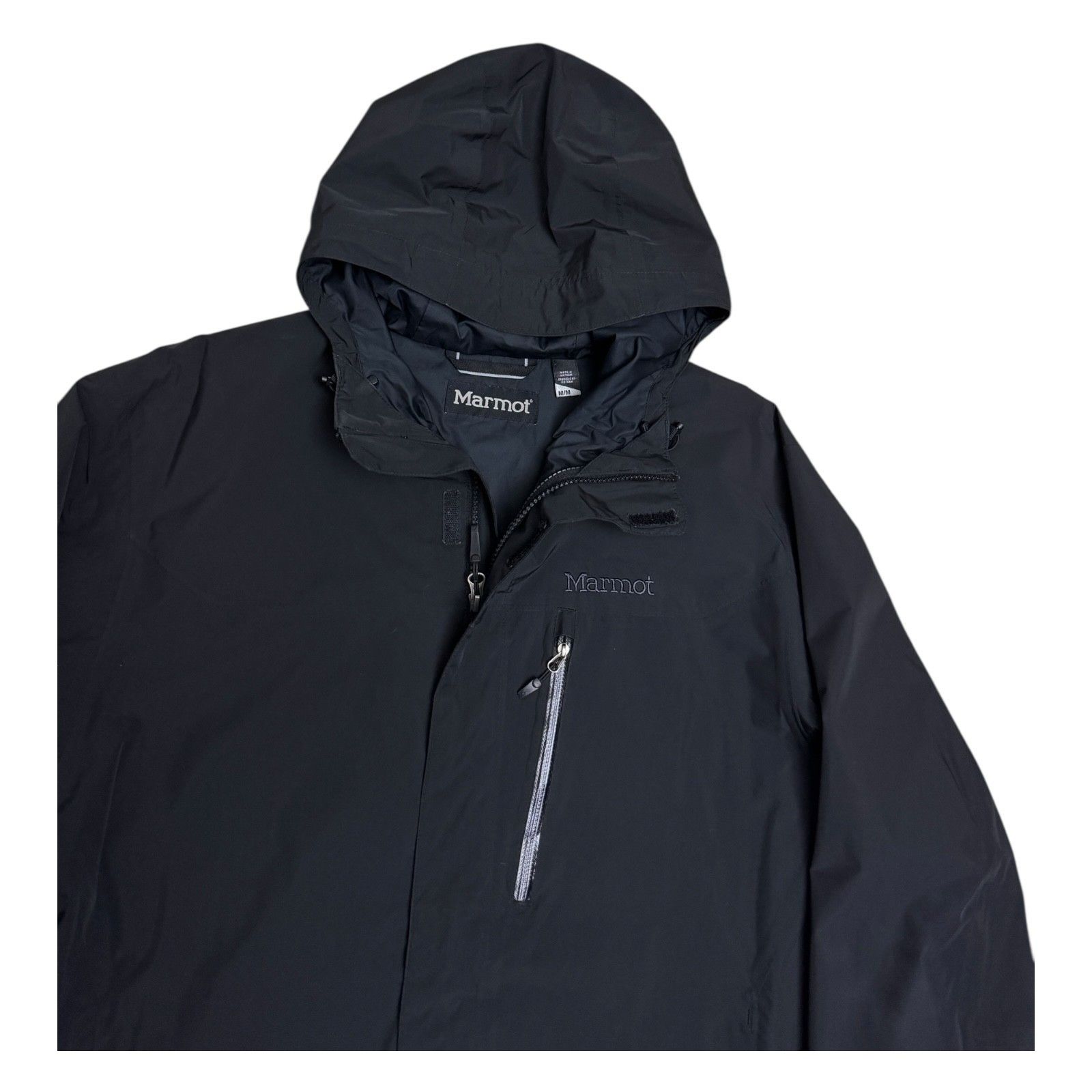 Marmot MARMOT Windbreaker Black Water Resistant Jacket Mens Medium Size US M / EU 48-50 / 2 - 4 Thumbnail
