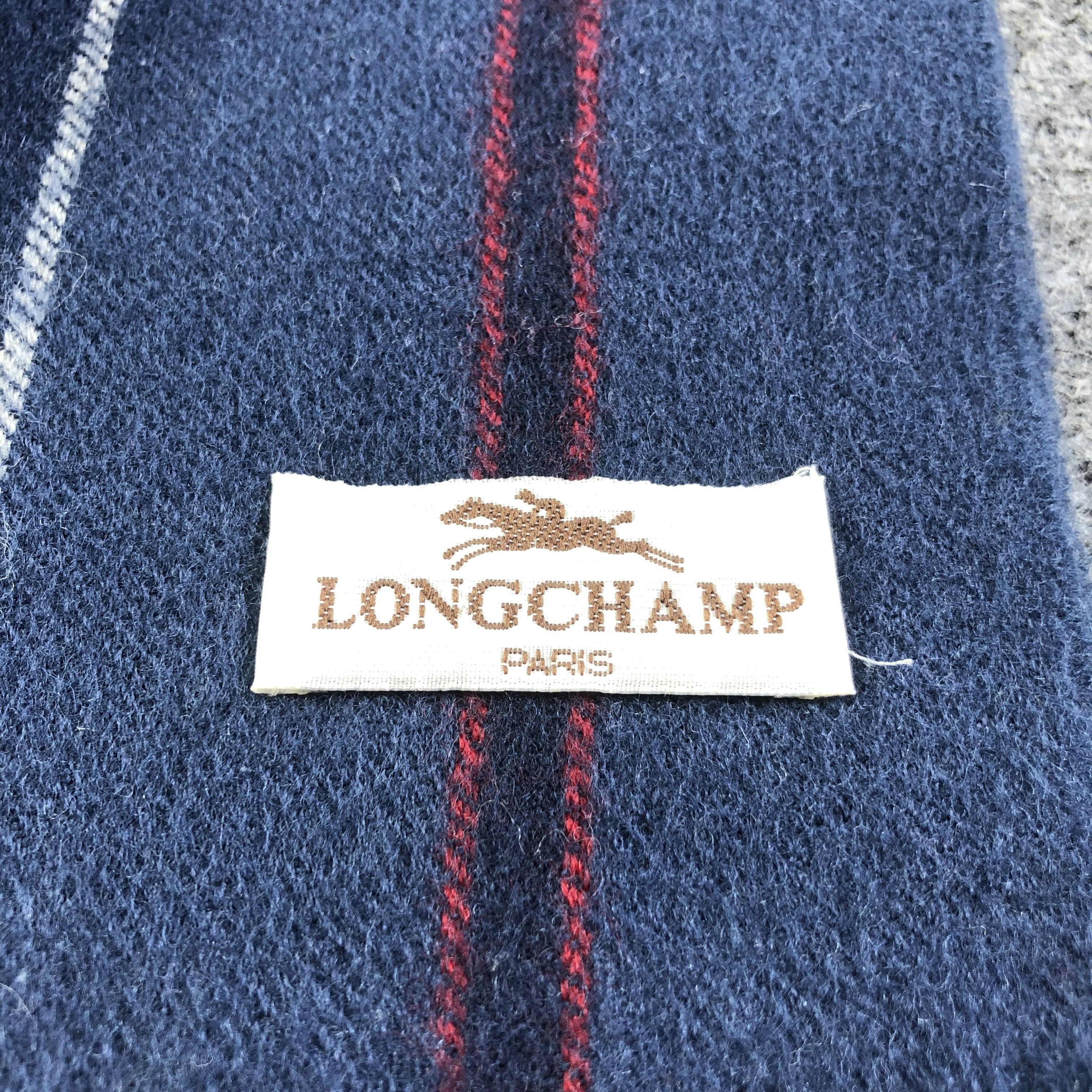 Longchamp Longchamp Wool Scarf Muffler V1142 Size ONE SIZE - 5 Thumbnail