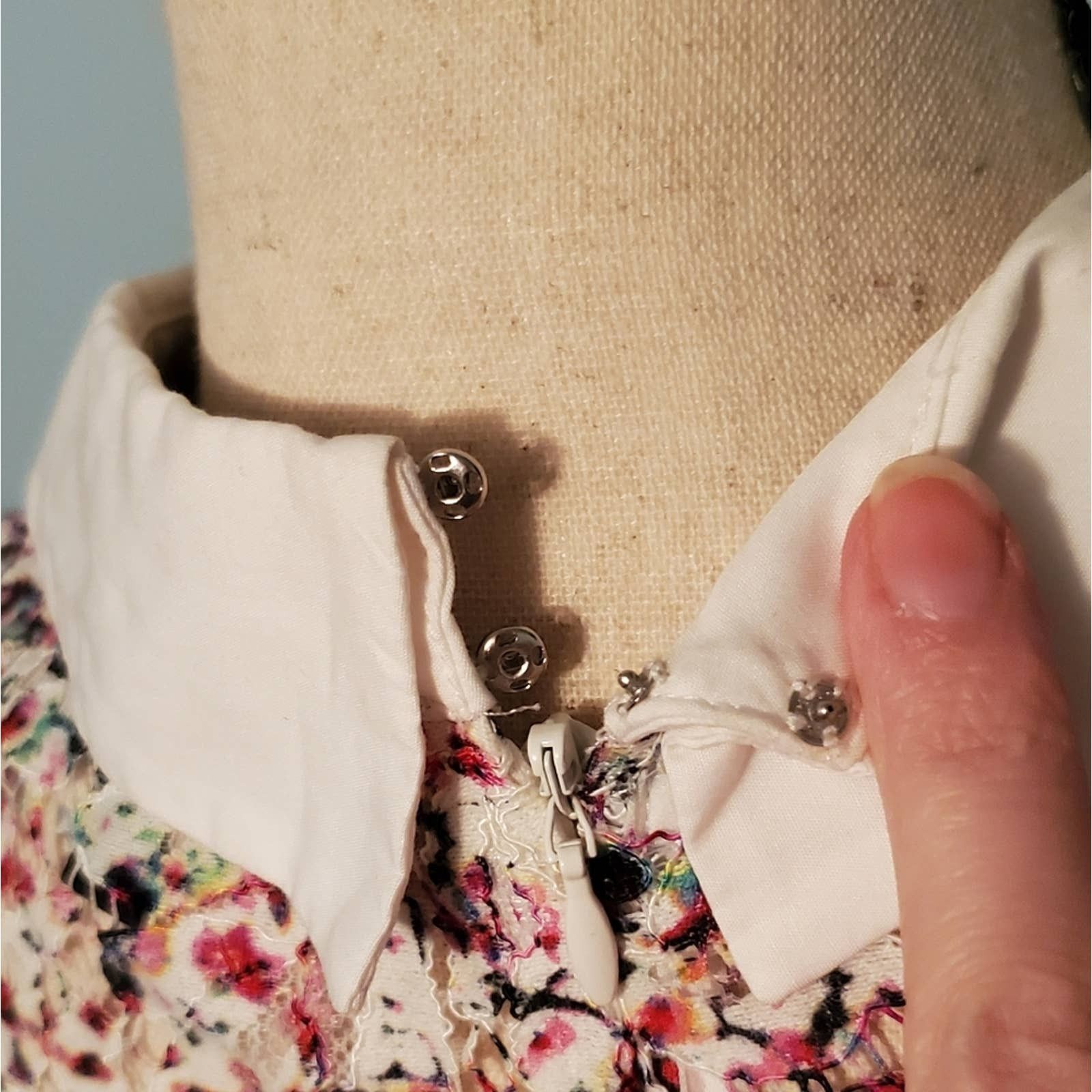 BCBGMAXAZRIA Lace Happy Wednesday Addams Schoolgirl Dress