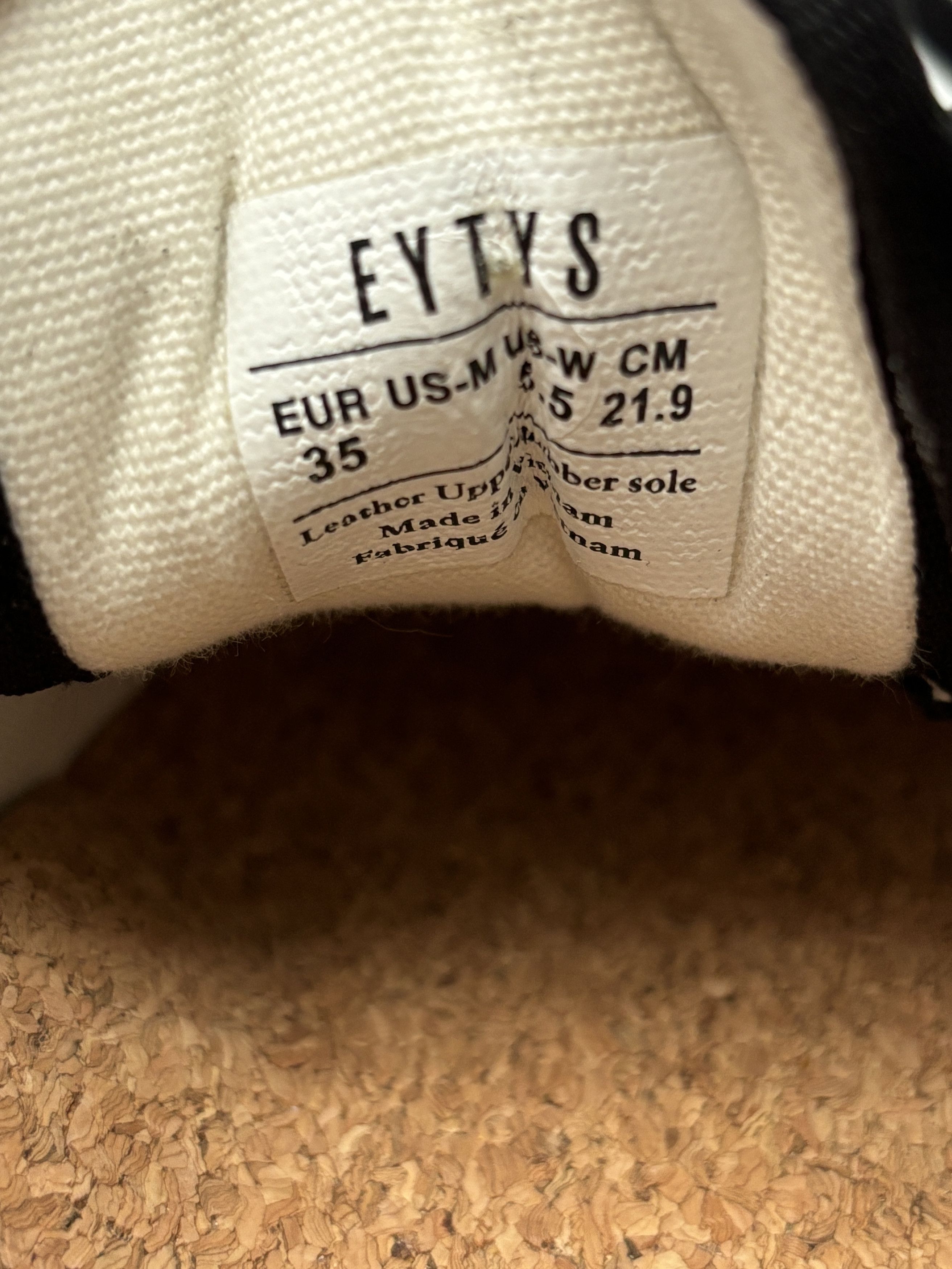 Eytys ⚡️QUICK SALE⚡️Eytys Mother Black Suede Sneakers Size US 6.5 / IT 36.5 - 8 Thumbnail
