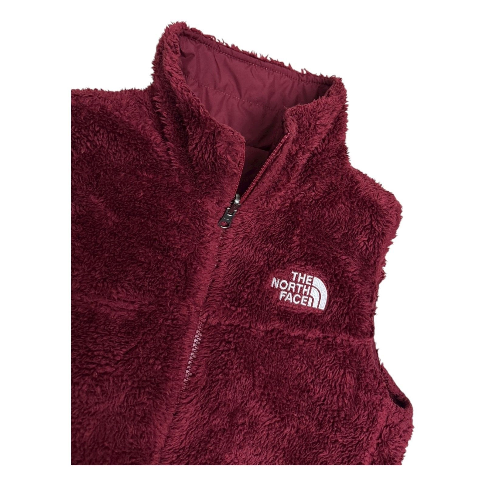 The North Face THE NORTH FACE Reversible 2-in-1 Faux Fur Fleece Red Vest XS Size XS / US 0-2 / IT 36-38 - 3 Thumbnail