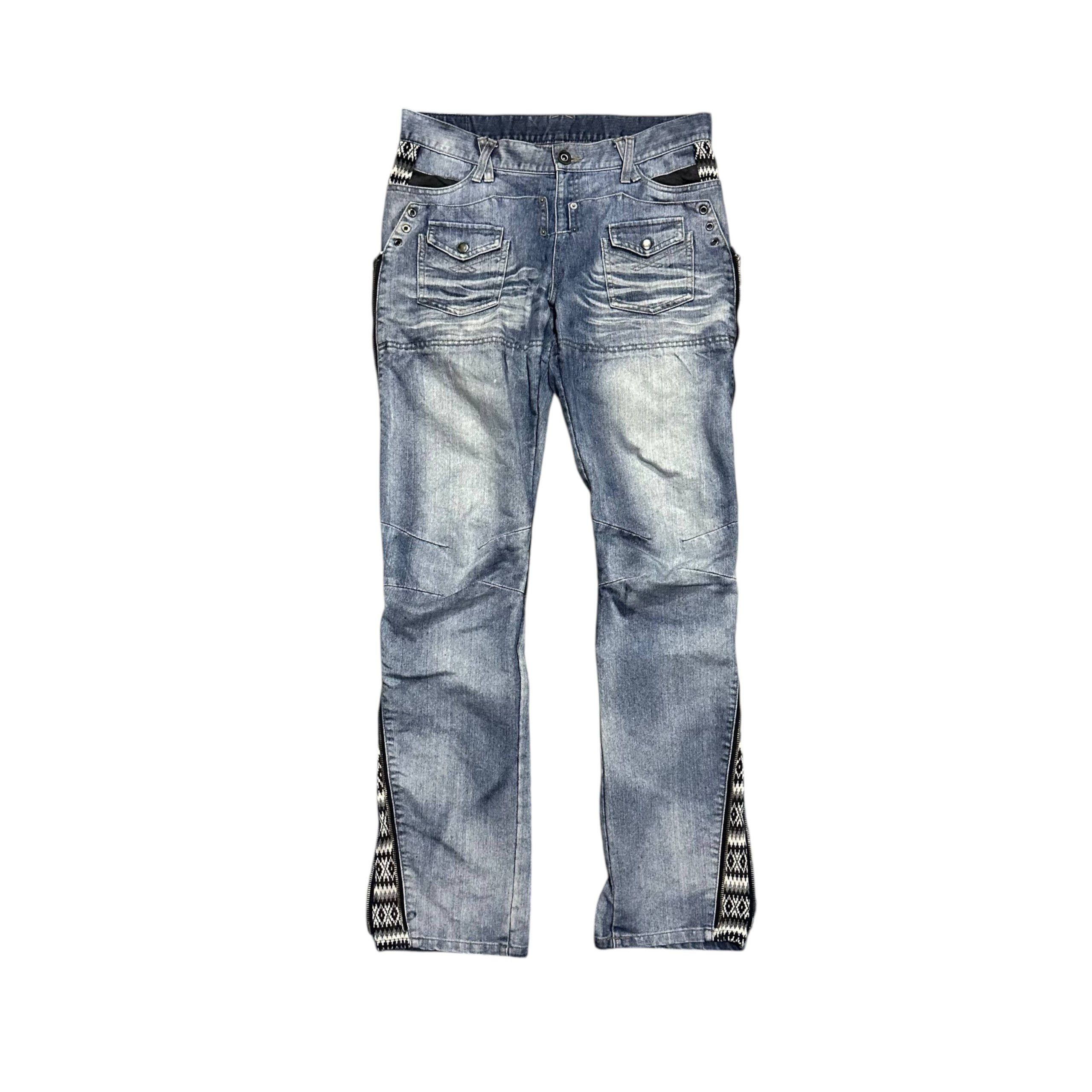 Japanese Brand × PPFM Japanese Brand PPFM Bondage Zipper Jeans