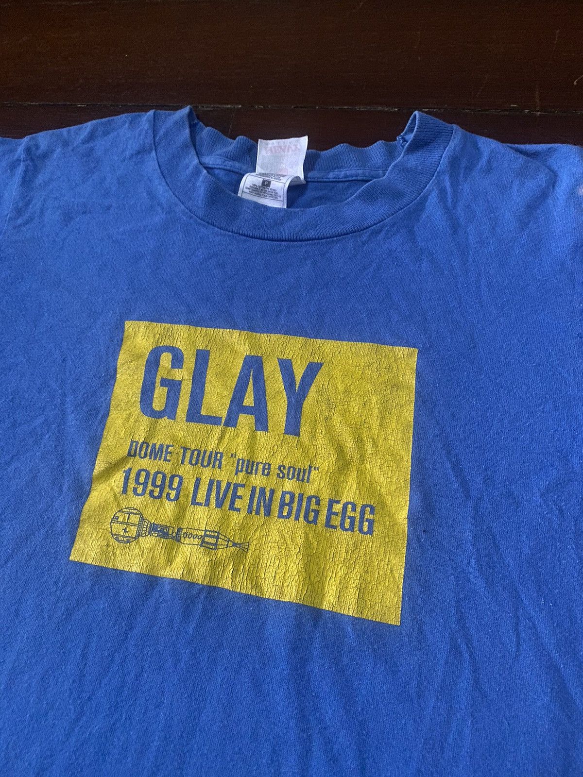 Band Tees × Rap Tees × Vintage FIRE 🔥 VINTAGE 90s GLAY POWER ROCK POP JAPAN DOME TOUR 1999 Size US S / EU 44-46 / 1 - 5 Thumbnail