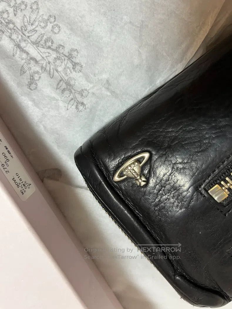 Vivienne Westwood Vivienne Westwood Zipper wallet, black, long style Size ONE SIZE - 3 Thumbnail