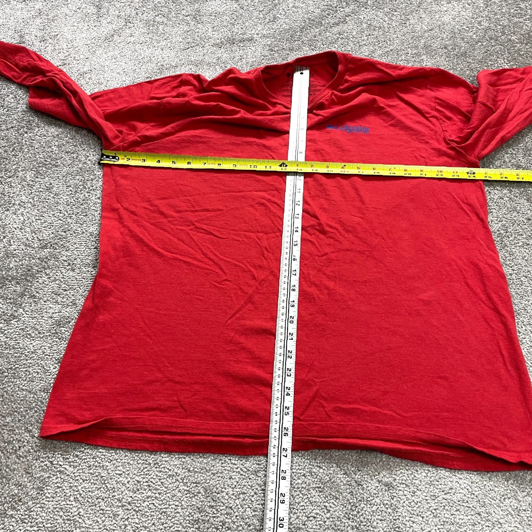 Vintage VINTAGE Columbia PFG Long Sleeve Shirt Men XL Red Fish Outdoor Casual Cotton Size US XL / EU 56 / 4 - 6 Thumbnail