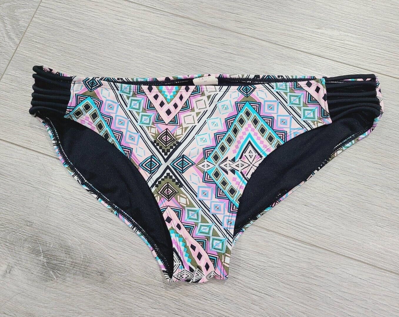 Opening Ceremony OP Swimsuit Bottom Only Large 11-13 Black Aztec Strappy Size ONE SIZE - 1 Thumbnail