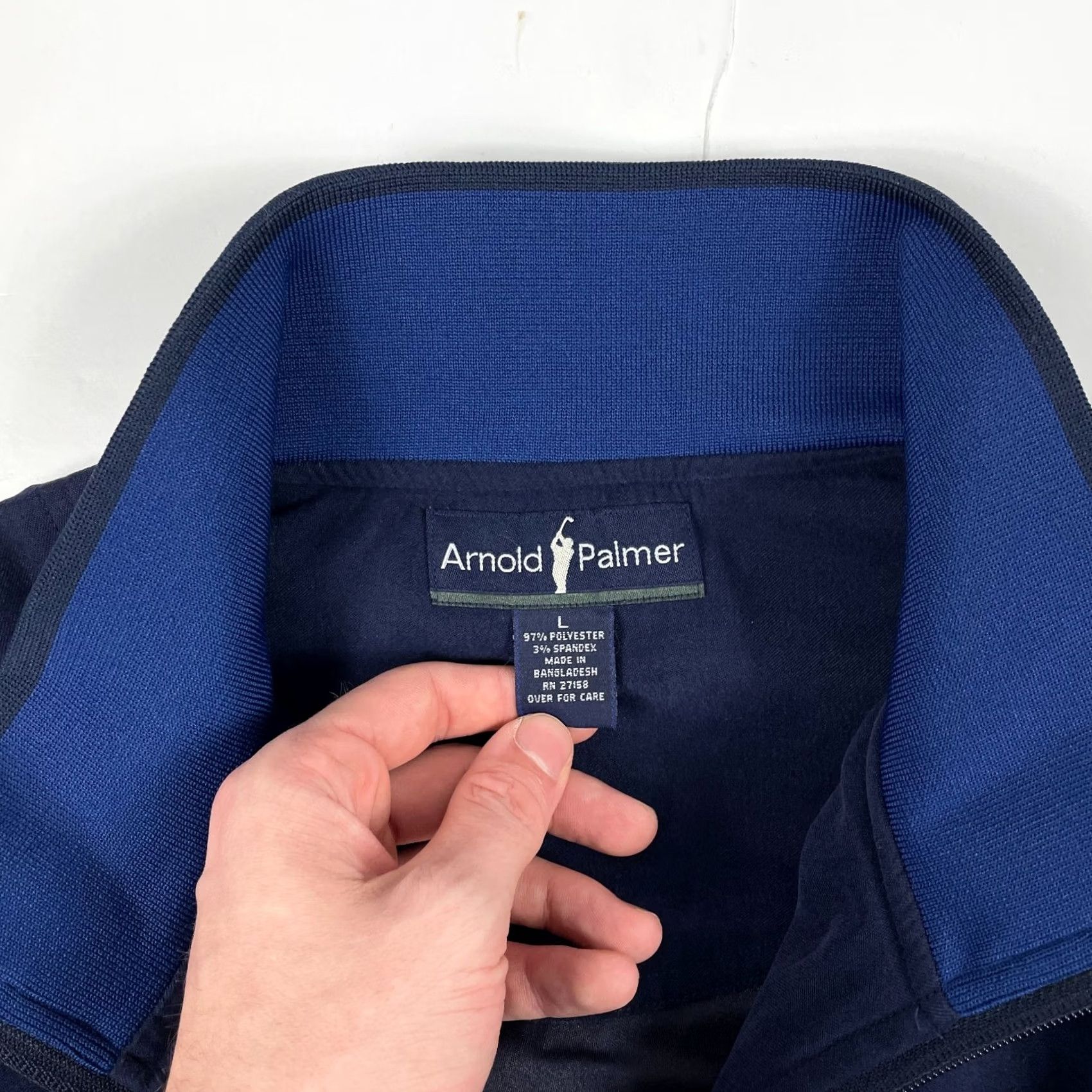 Vintage VINTAGE Arnold Palmer Vest Mens L Blue Men Large Golf Zip Golfer Golfing Microfiber Size US L / EU 52-54 / 3 - 7 Thumbnail
