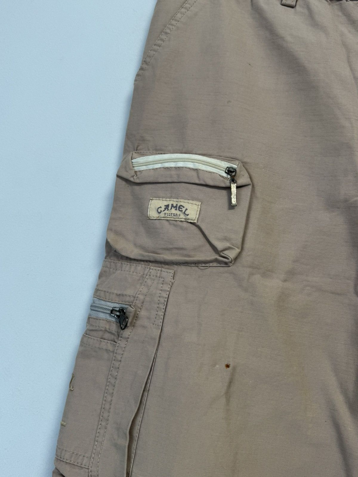 Camel × Vintage Camel 🐪 Cargo vintage Short Pant Size US 34 / EU 50 - 4 Thumbnail