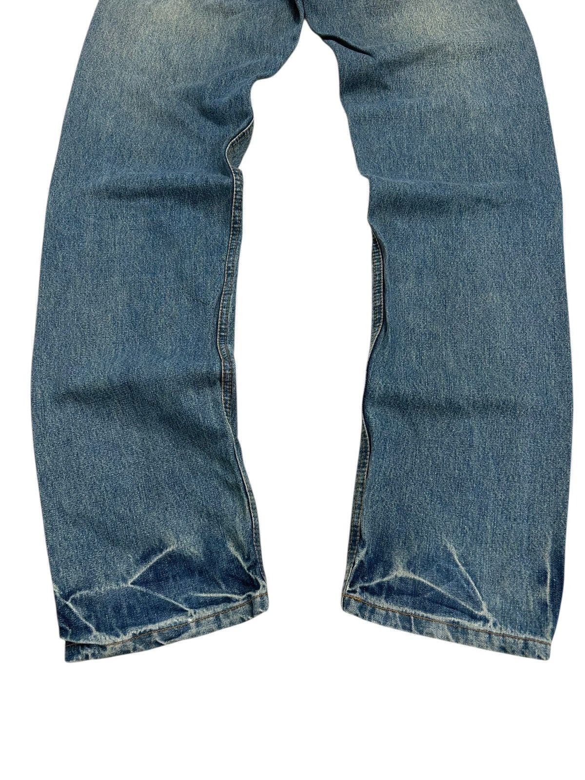 GOSTAR DE FUGA Strange Heaven Double Waist Clawn Mark Whisker Light Washed Size US 30 / EU 46 - 12 Thumbnail
