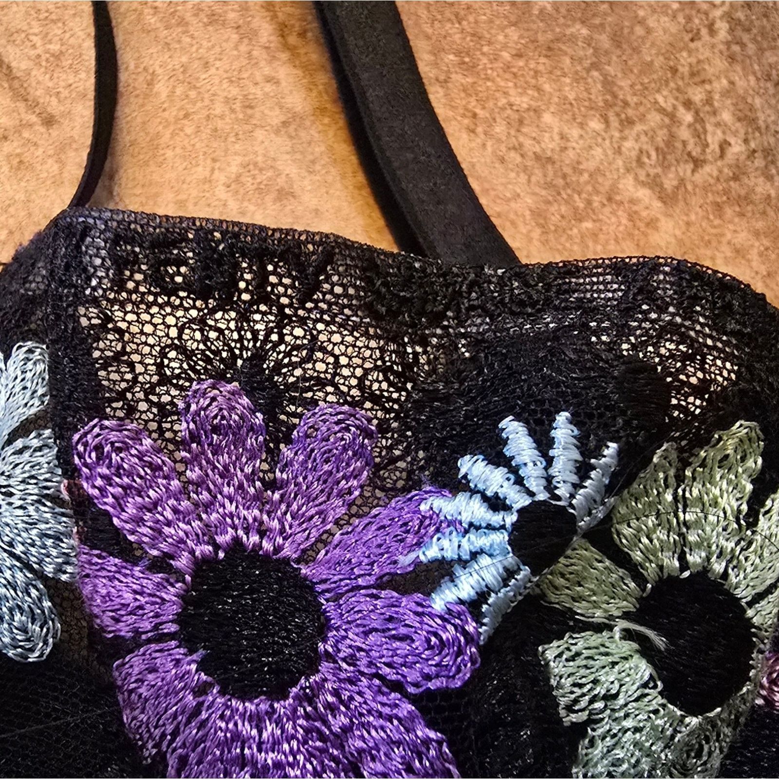 Other Black | SAVAGE X FENTY | Floral Demi Bra Size ONE SIZE - 3 Thumbnail