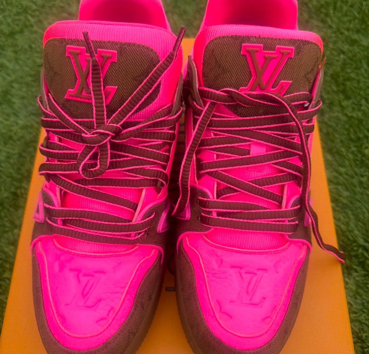 Louis Vuitton Louis Vuitton Pink Trainers Size US 10 / EU 43 - 3 Thumbnail