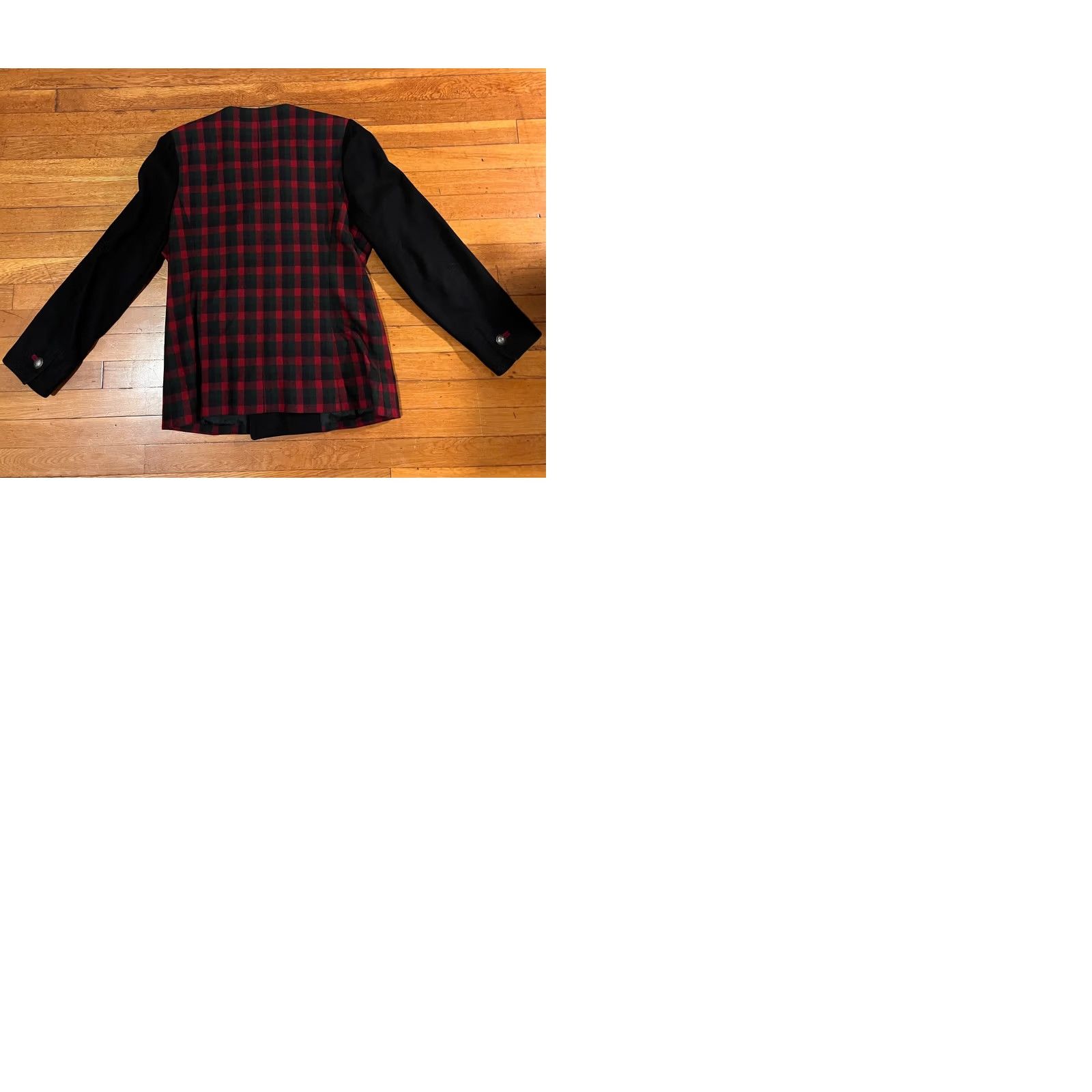 Vintage VINTAGE Trachten Alpentraum Oktoberfest Jacket Women’s M Red Plaid Wool Short Sleeve Long Sleeve Buttoned 80s 90s Bohemian Retro Christmas Size M / US 6-8 / IT 42-44 - 9 Thumbnail