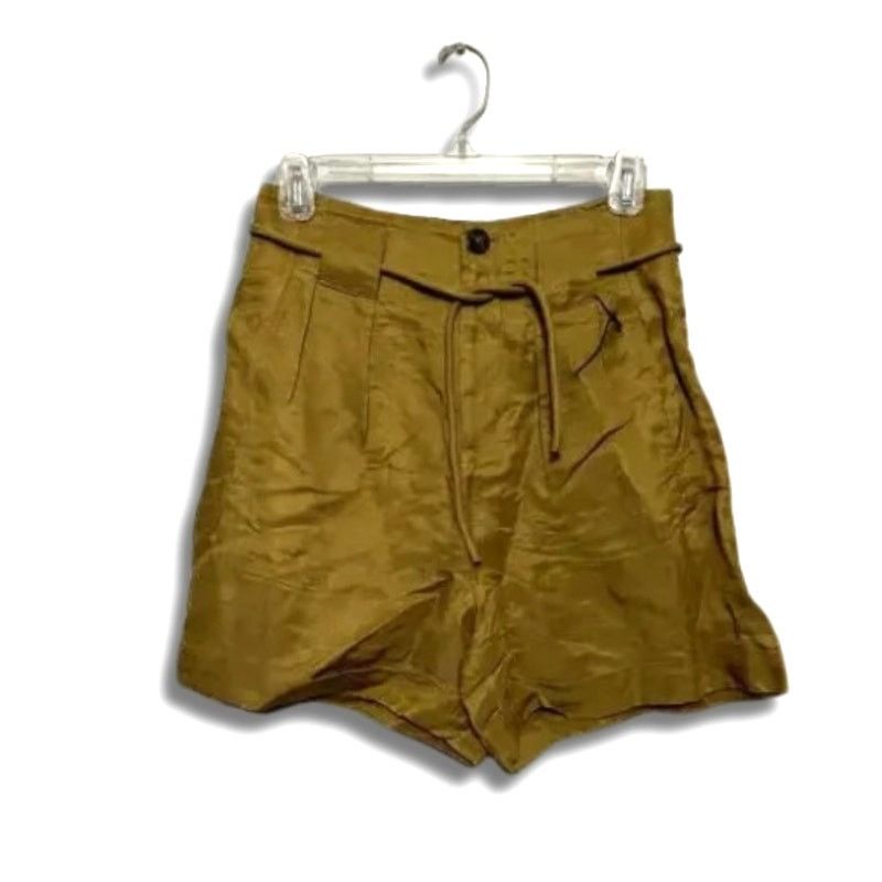 Scotch & Soda Scotch & Soda High Rise Short Belted Linen Brown XS NWOT Size 28" / US 6 / IT 42 - 2 Thumbnail