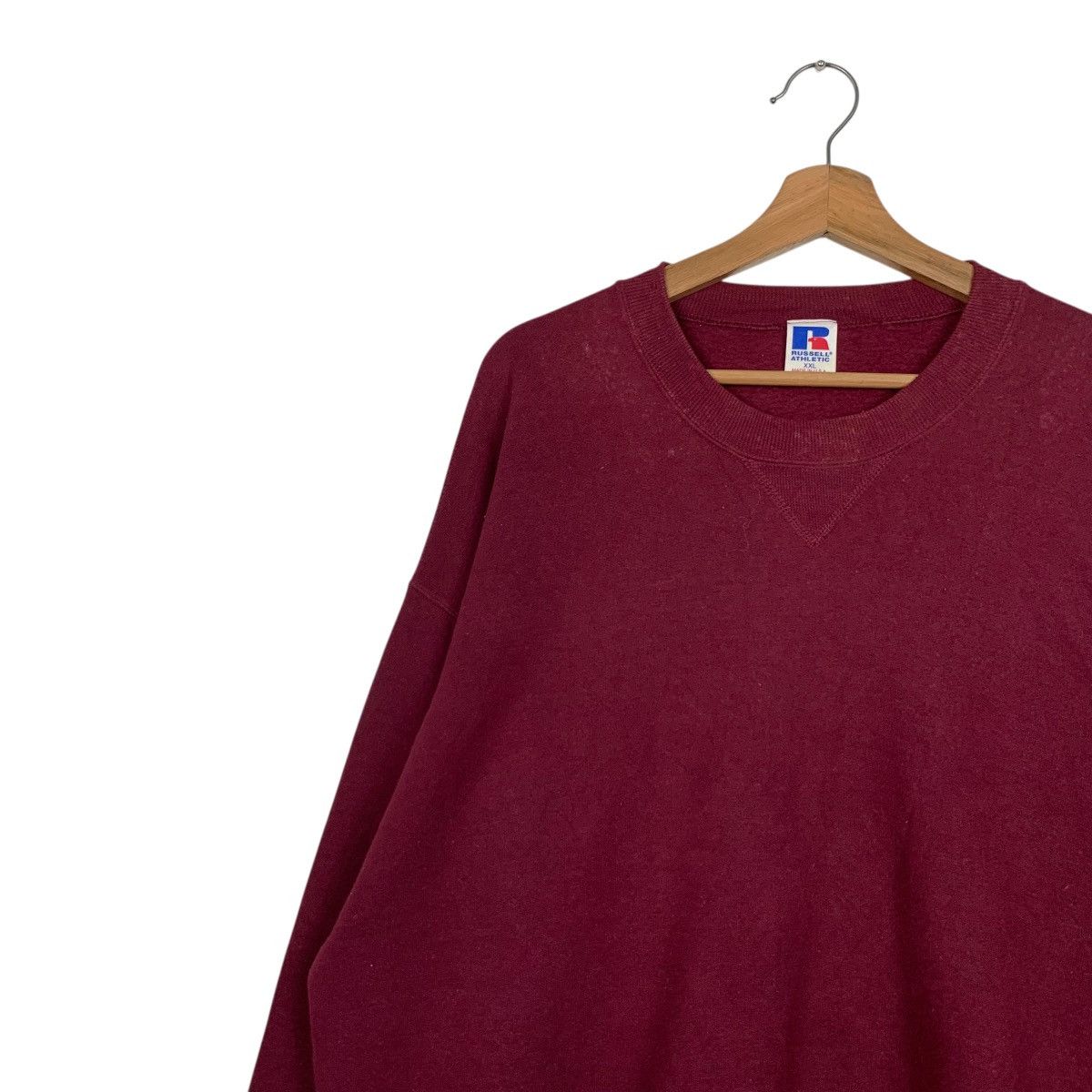 Japanese Brand Vintage 90's RUSSELL Plain Crewneck Sweatshirt #2943-C133 Size US XXL / EU 58 / 5 - 3 Thumbnail