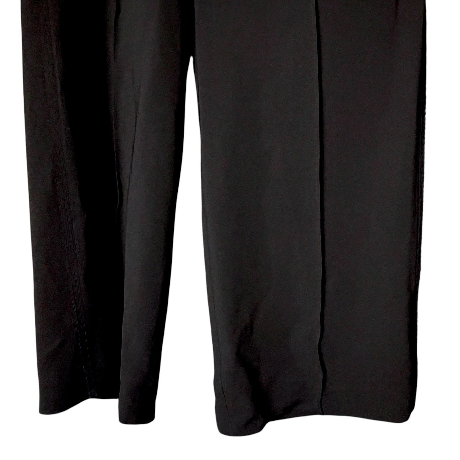08sircus 08Sircus Japan Black Wide Leg Elastic Pants $300 Retail Size 26" / US 2 / IT 38 - 5 Thumbnail