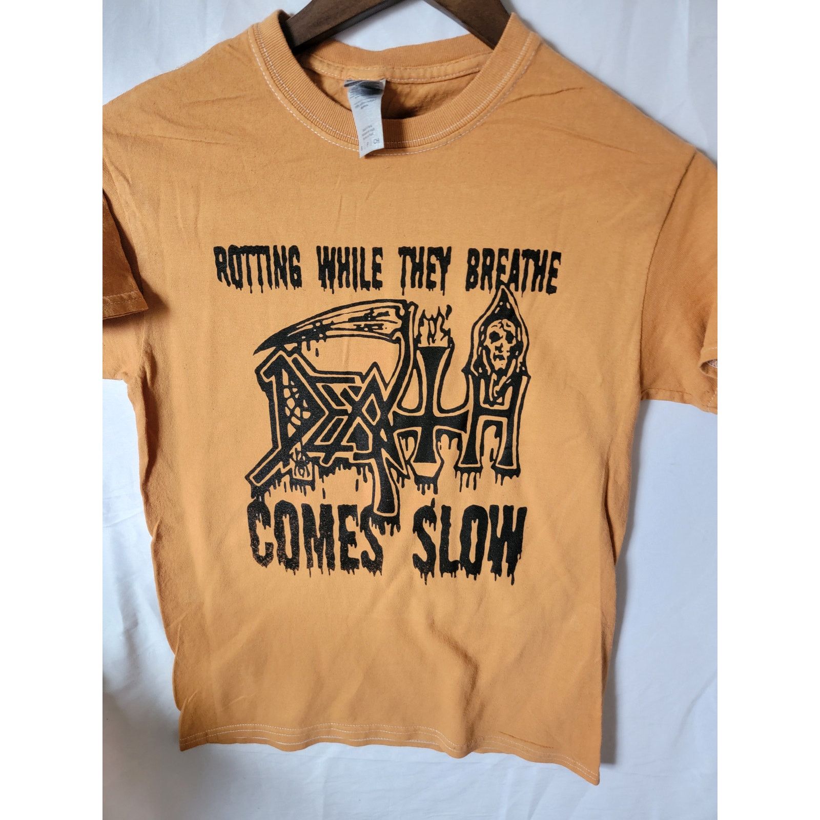 Other Death band t shirt size small burnt orange Size US S / EU 44-46 / 1 - 1 Thumbnail