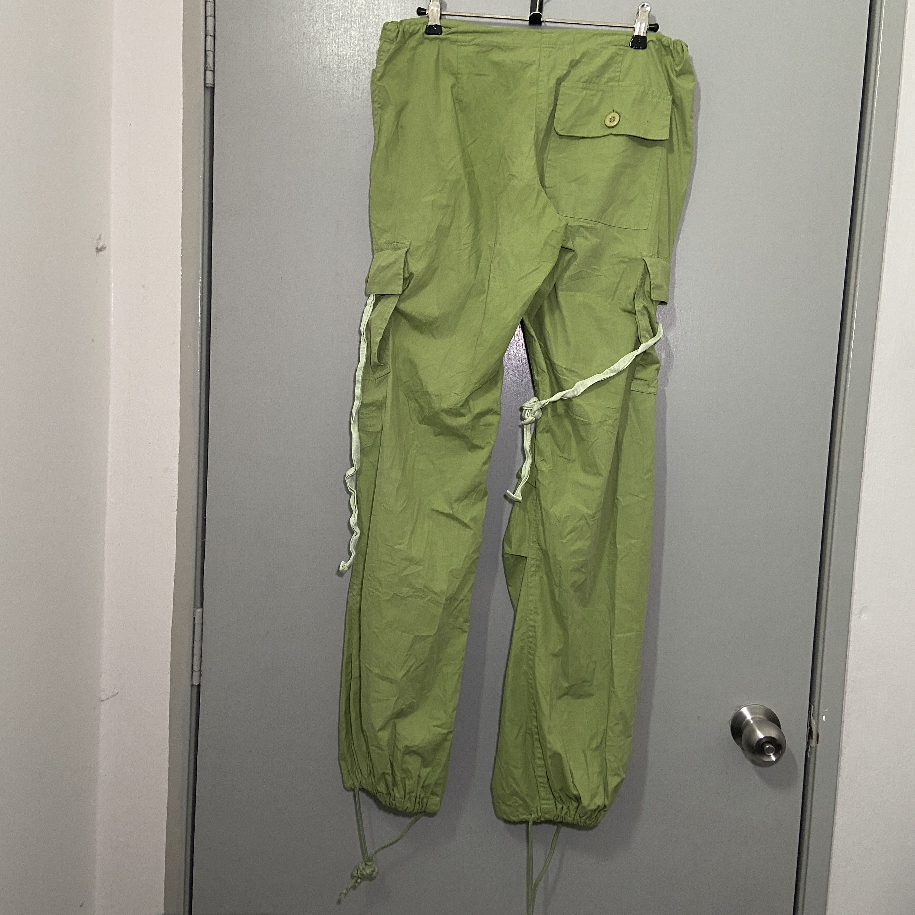 Japanese Brand × Vintage Vintage UFO rare parachute bondage cargo pants 90’s Size US 33 - 5 Thumbnail